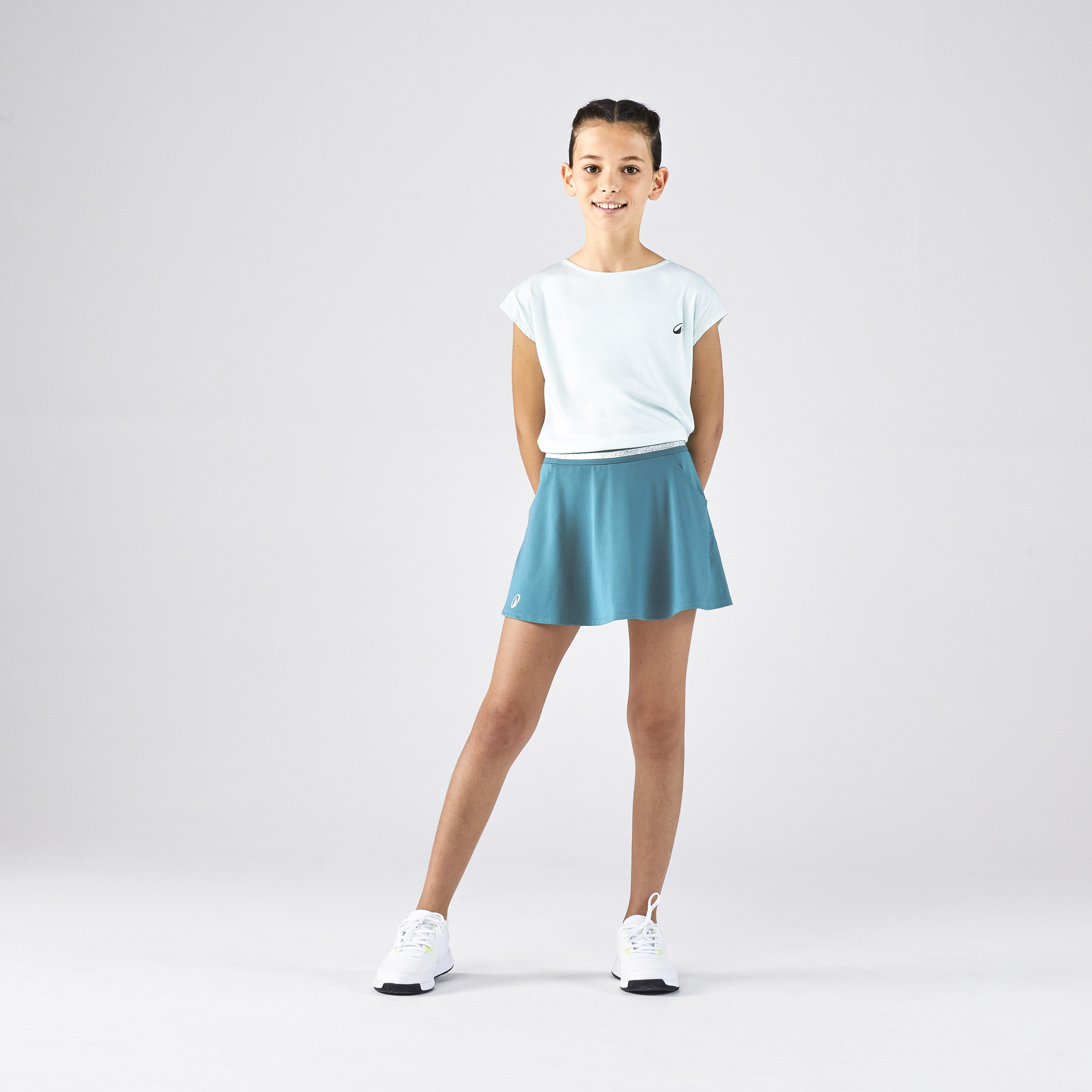 Çocuk Tenis Tişörtü - Yeşil - TTS Soft