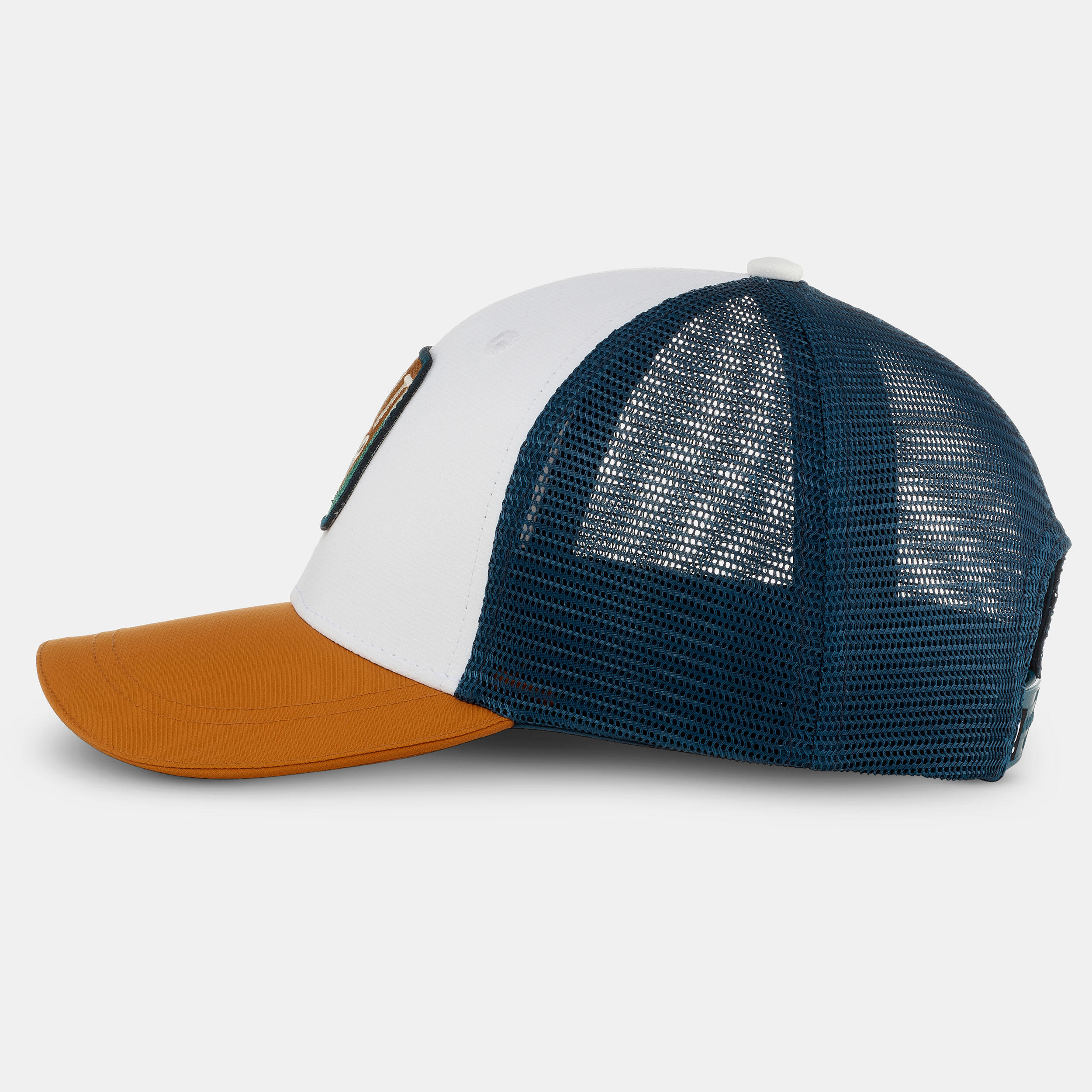 Çocuk Outdoor Trucker Şapka - Beyaz/Mavi - mh100