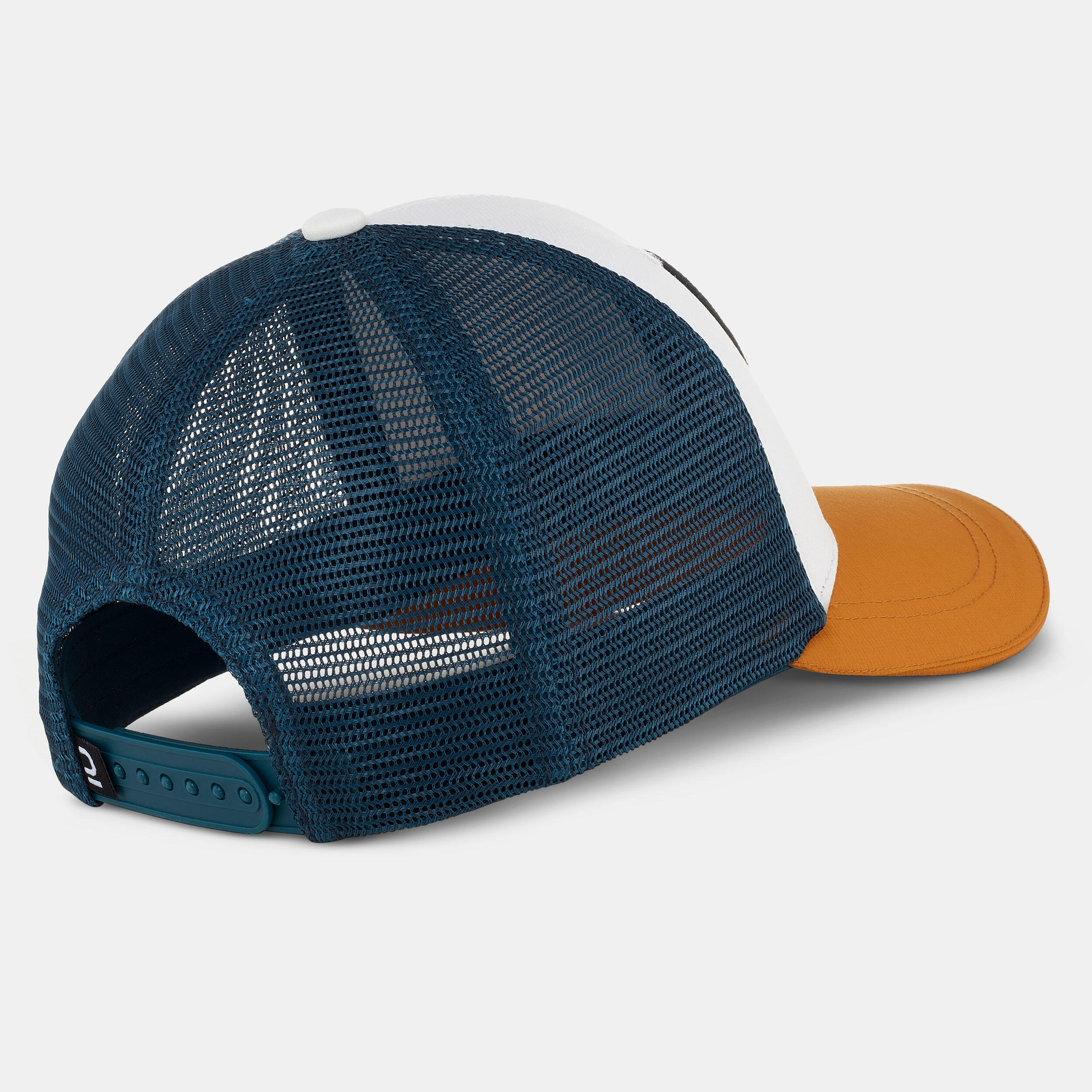 Çocuk Outdoor Trucker Şapka - Beyaz/Mavi - mh100