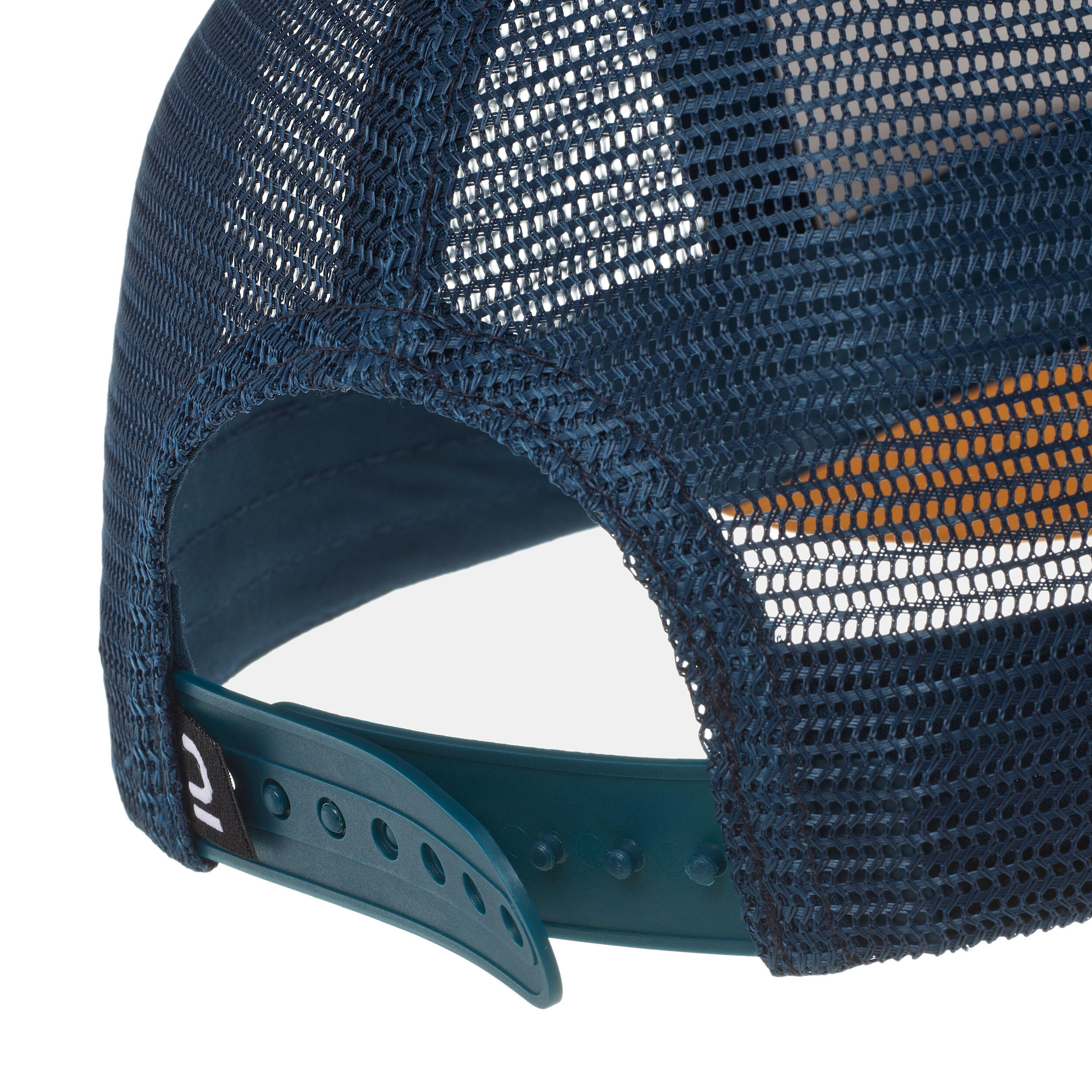 Çocuk Outdoor Trucker Şapka - Beyaz/Mavi - mh100