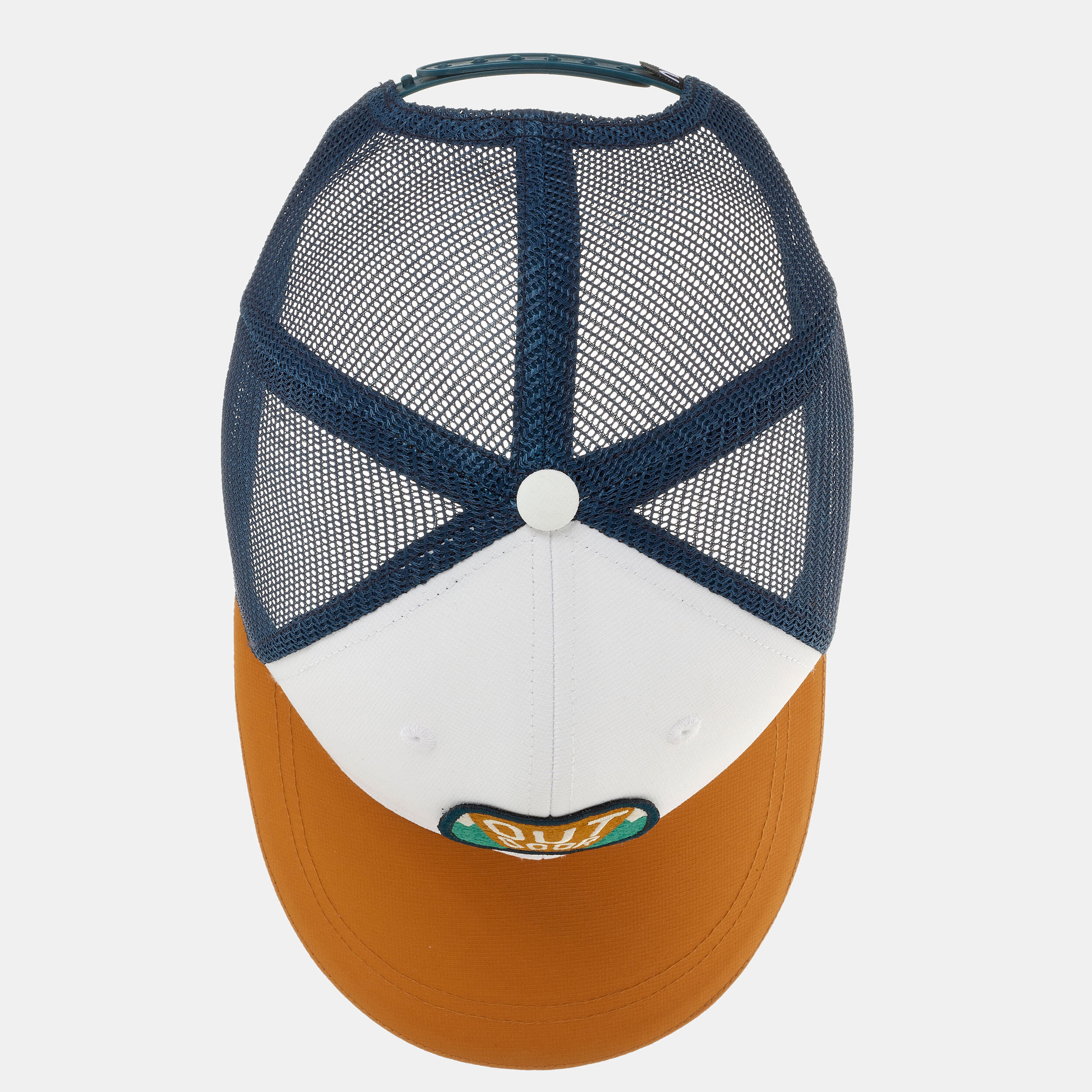 Çocuk Outdoor Trucker Şapka - Beyaz/Mavi - mh100