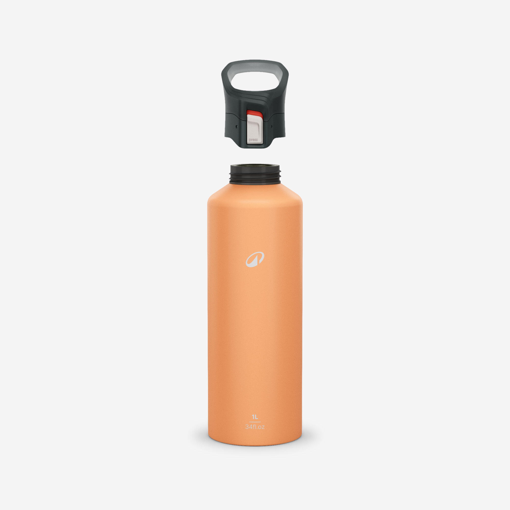 Outdoor Alüminyum Matara - 1 L - Turuncu - 500