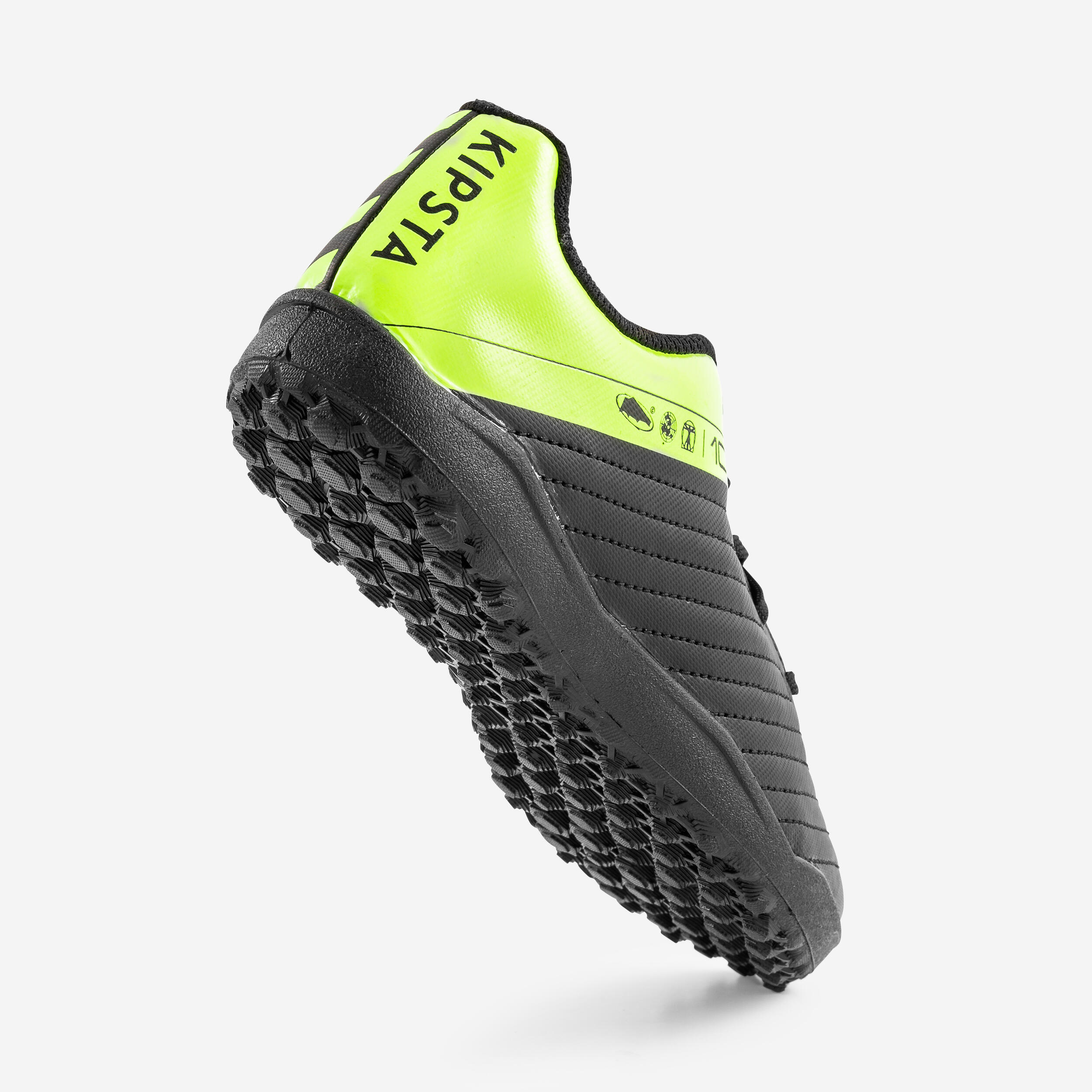 Çocuk Halı Saha Ayakkabısı / Futbol Ayakkabısı - Siyah / Sarı - 100 Turf