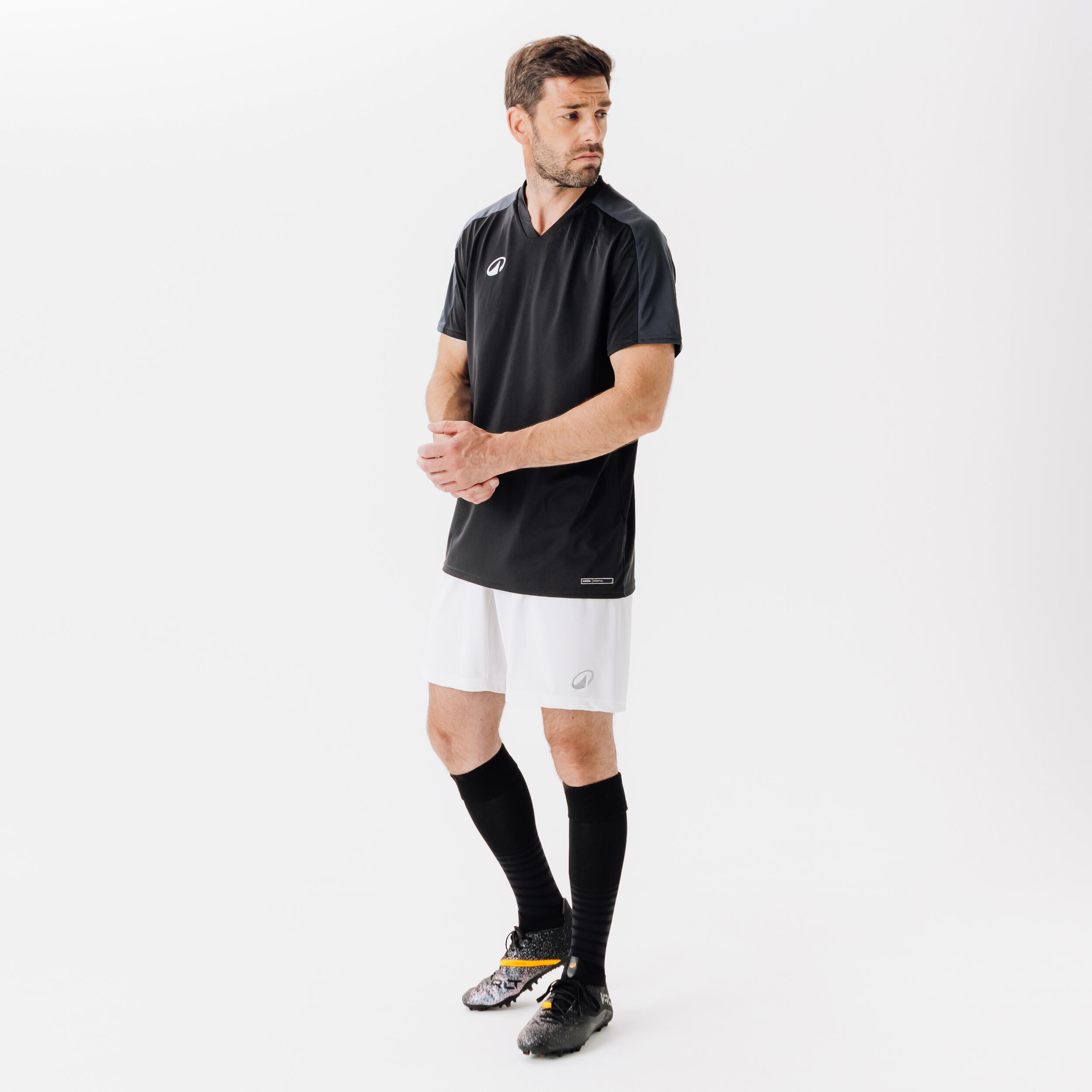 Yetişkin Futbol Şortu - Beyaz - Essentiel
