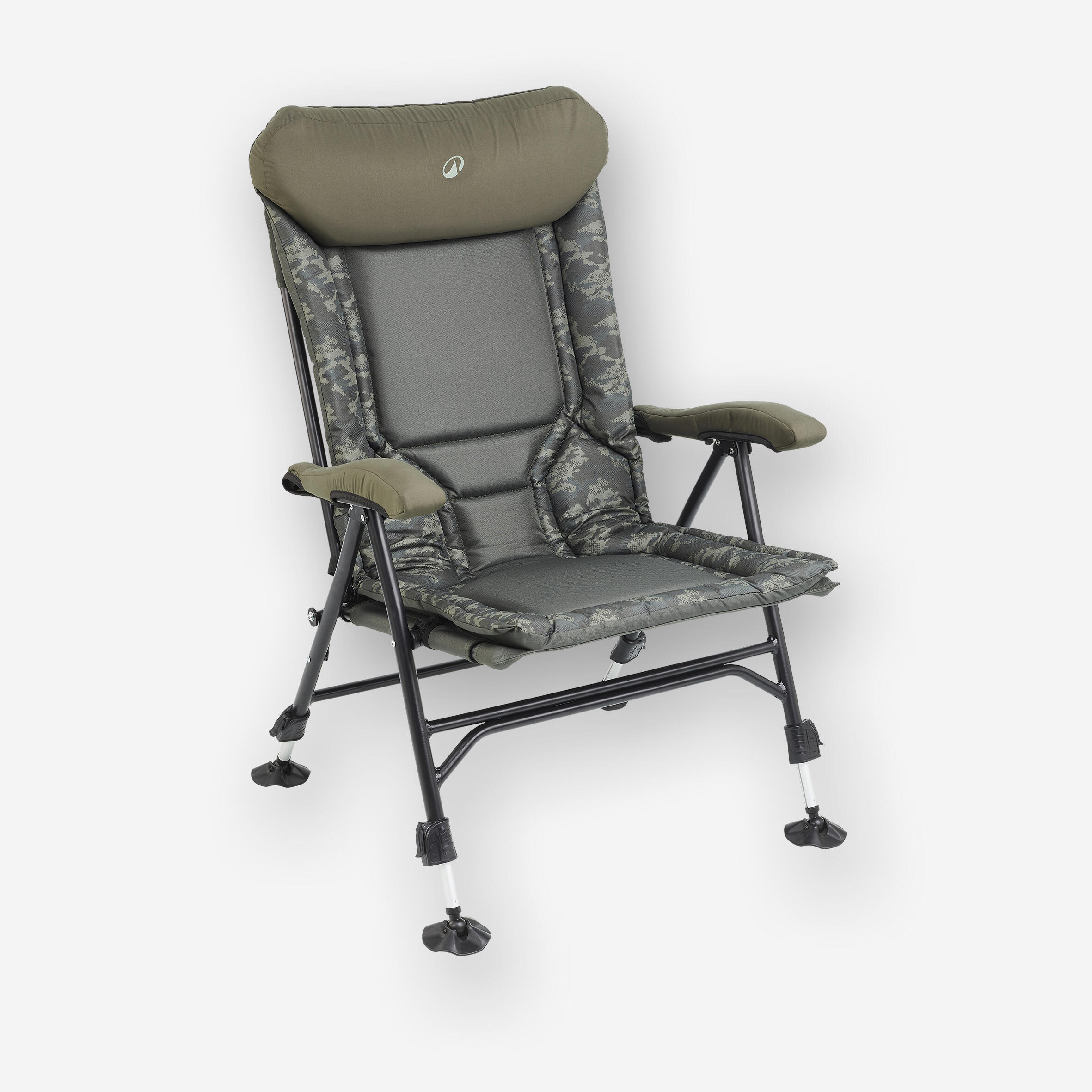 صندلی کمپینگ تاشو با پشتی قابل تنظیم - ماهیگیری - 900 Ultra Comfort