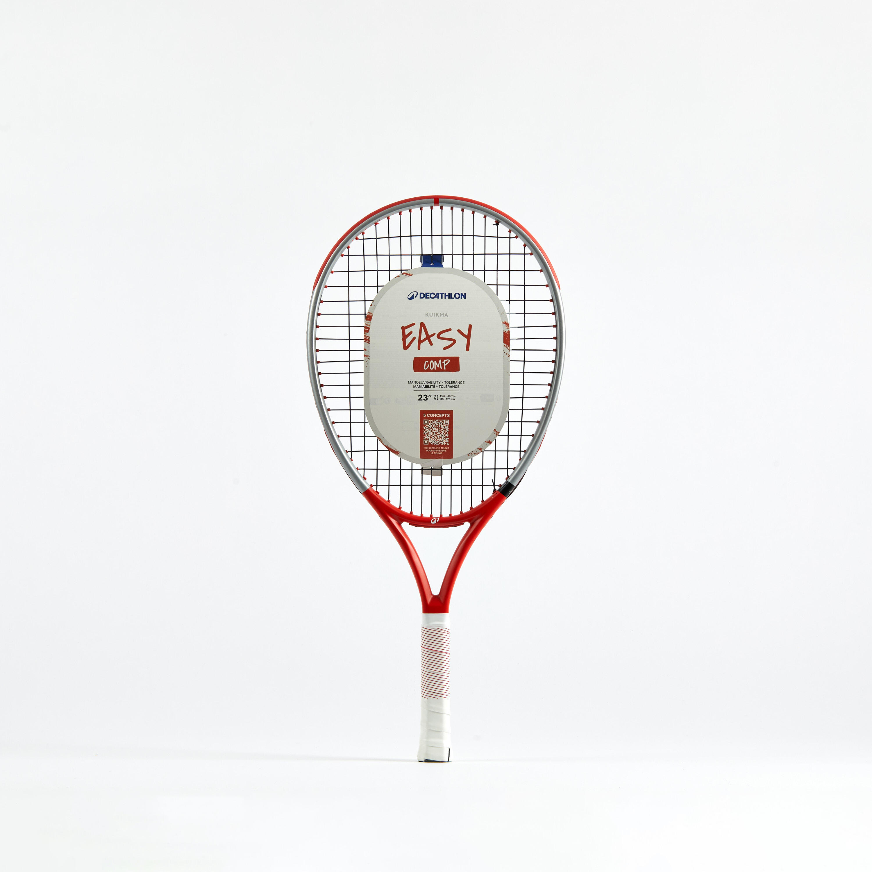 Çocuk Tenis Raketi - 23" - Kırmızı - Easy Comp