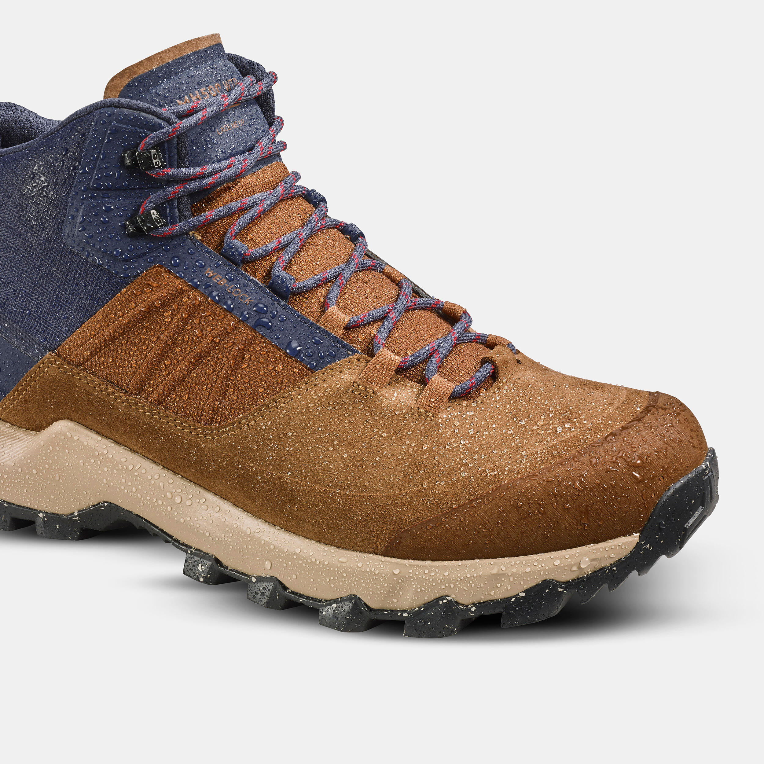 بوت ضدآب مردانه QUECHUA مدل MH500 Mid – قهوه‌ای