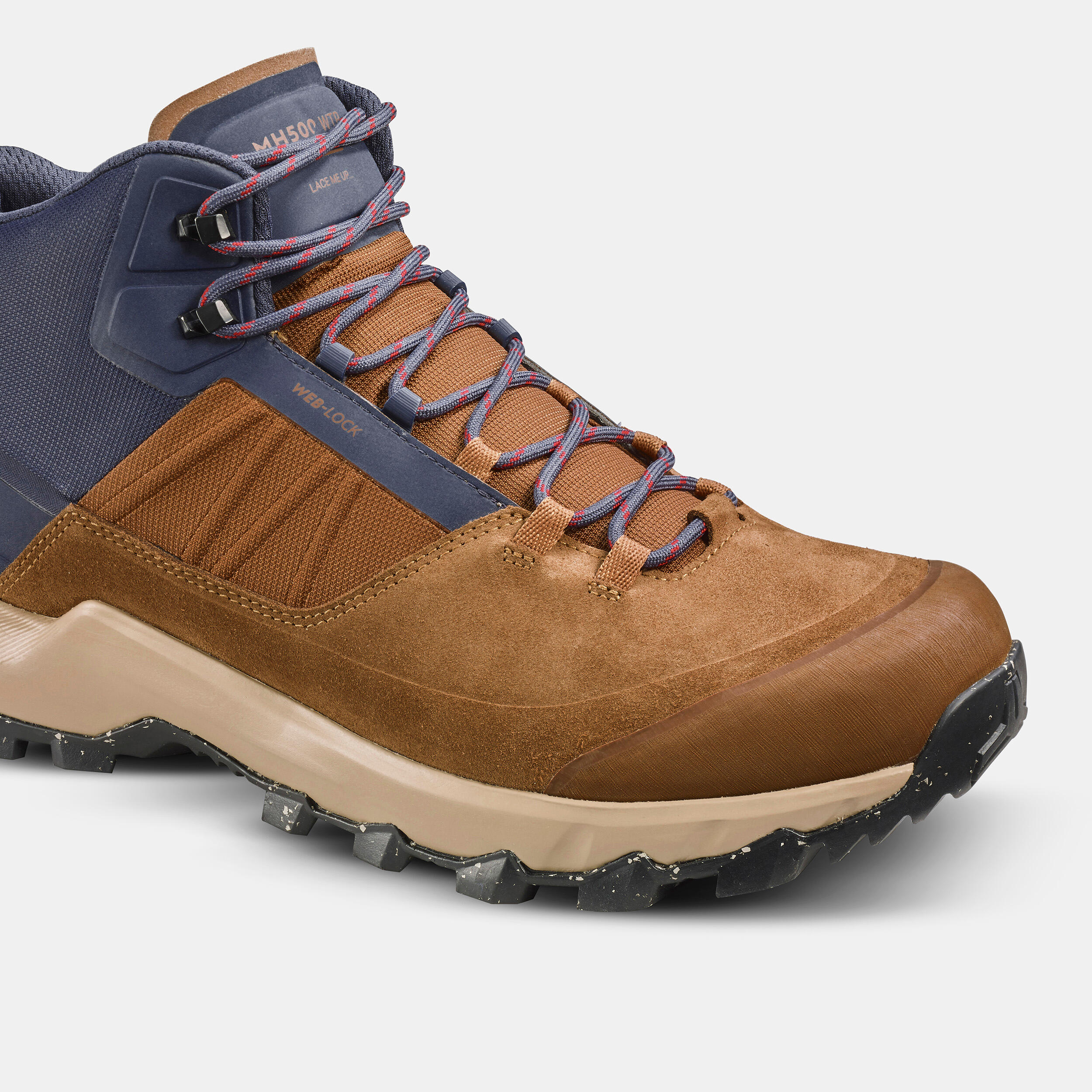 بوت ضدآب مردانه QUECHUA مدل MH500 Mid – قهوه‌ای