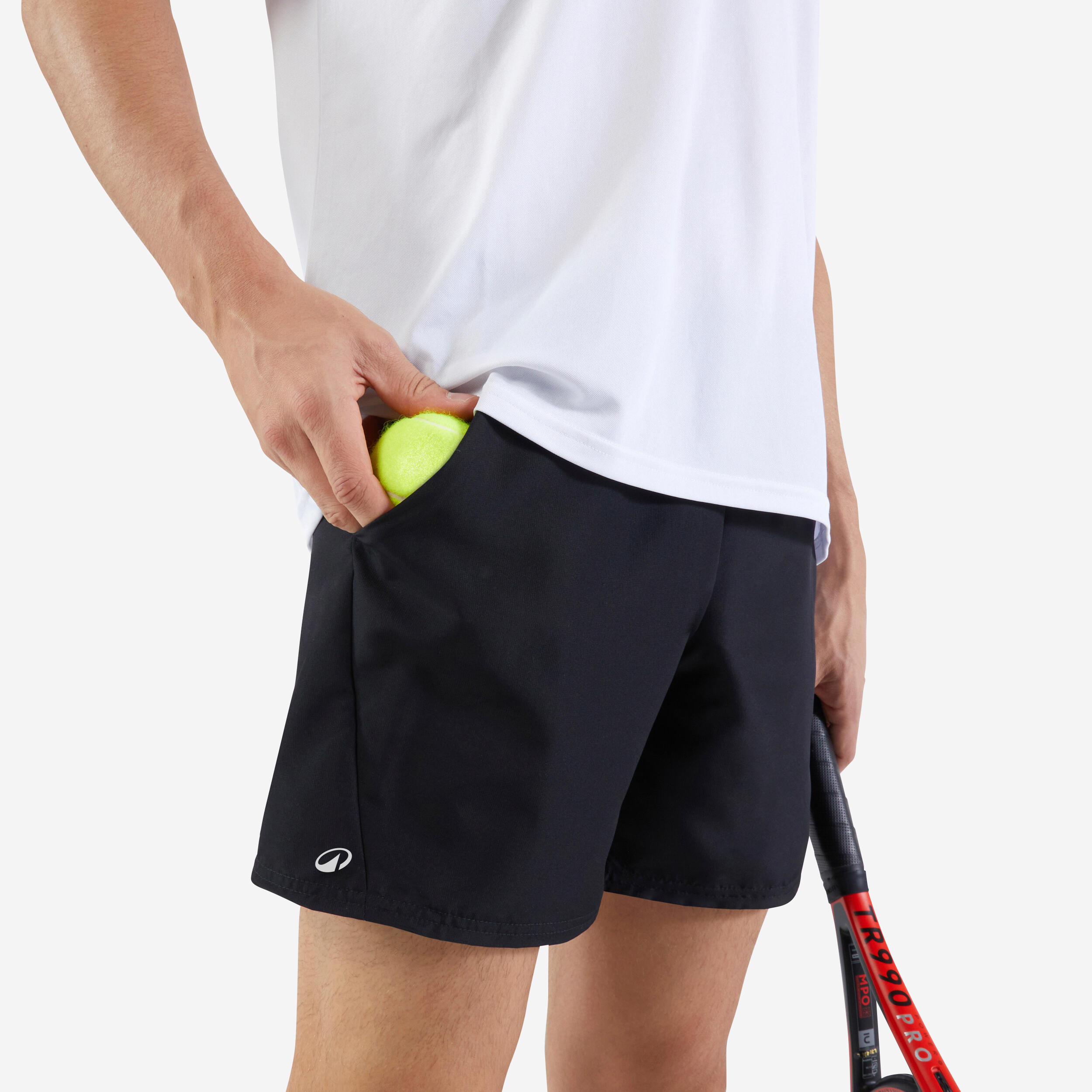 Erkek Tenis Şortu - Siyah - Essential