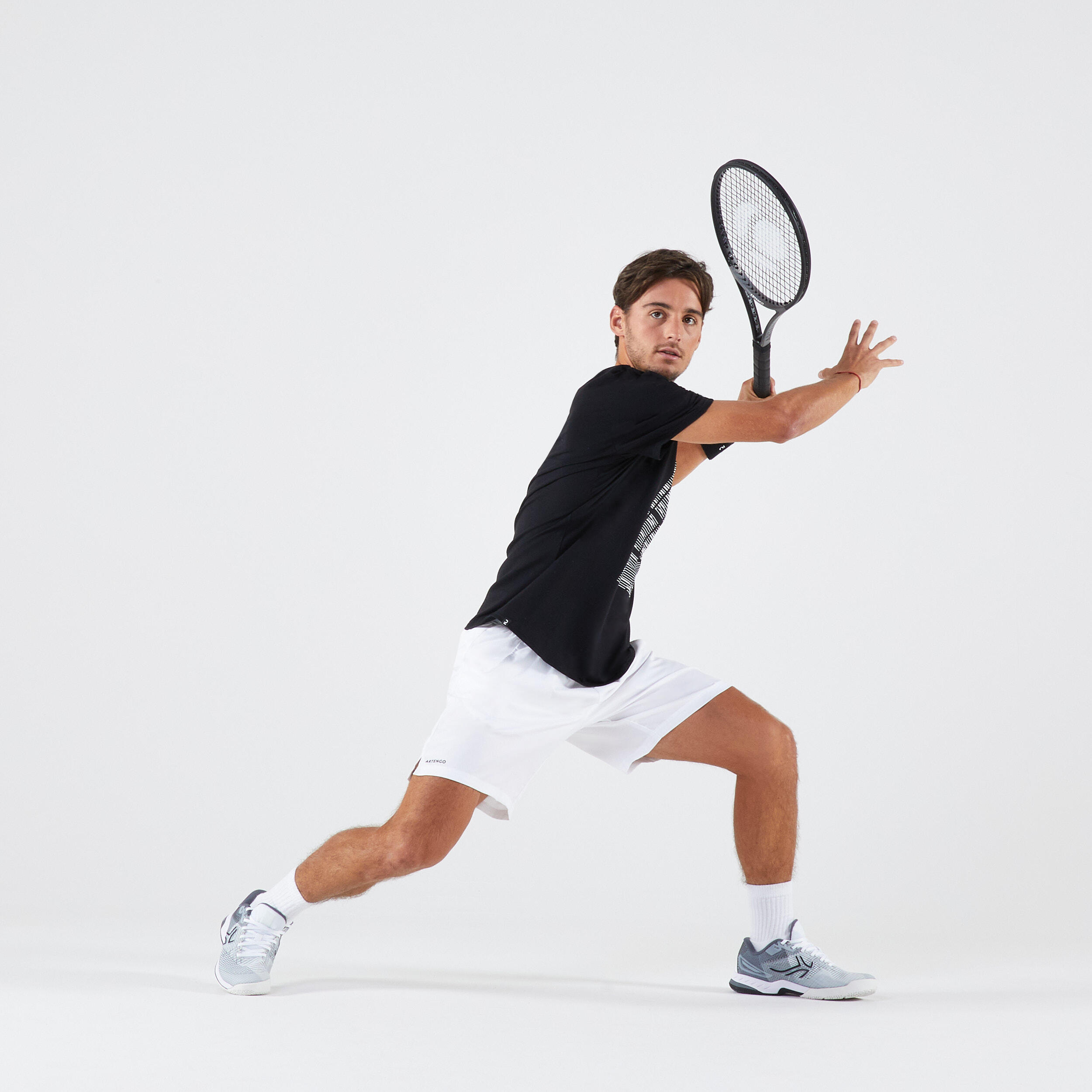 Erkek Tenis Şortu - Beyaz - Essential+