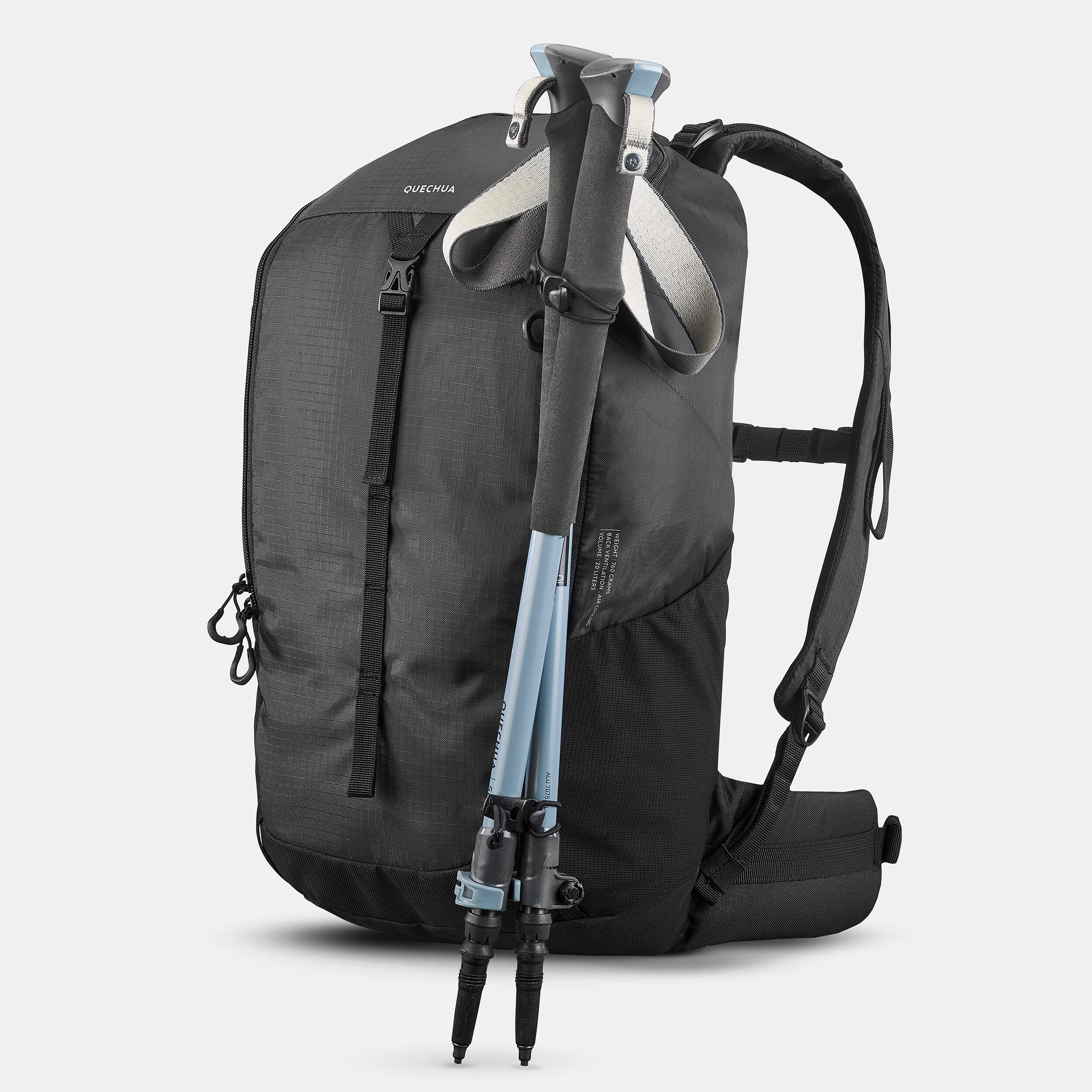 Outdoor Sırt Çantası - 20 L - Siyah - MH100