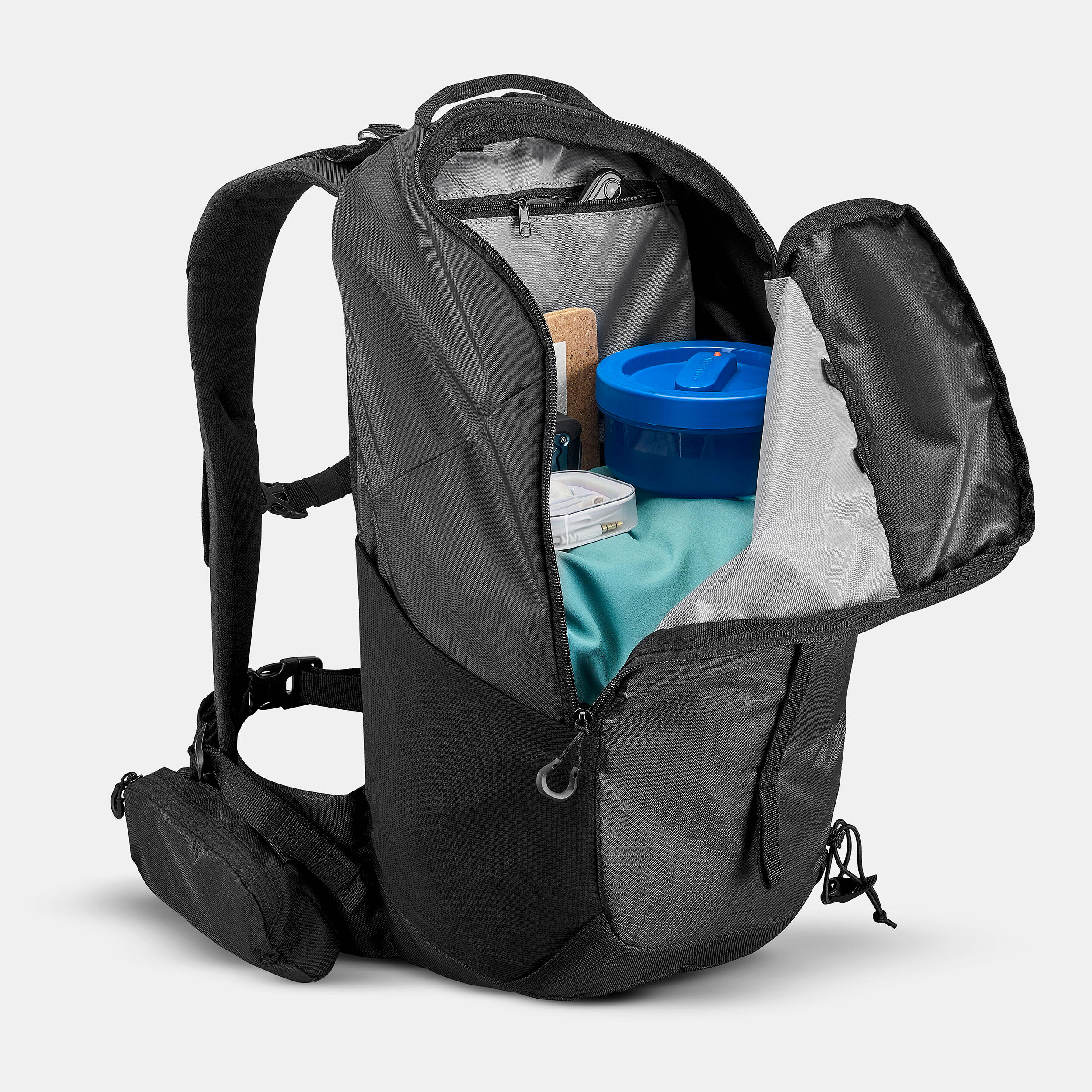 Outdoor Sırt Çantası - 20 L - Siyah - MH100
