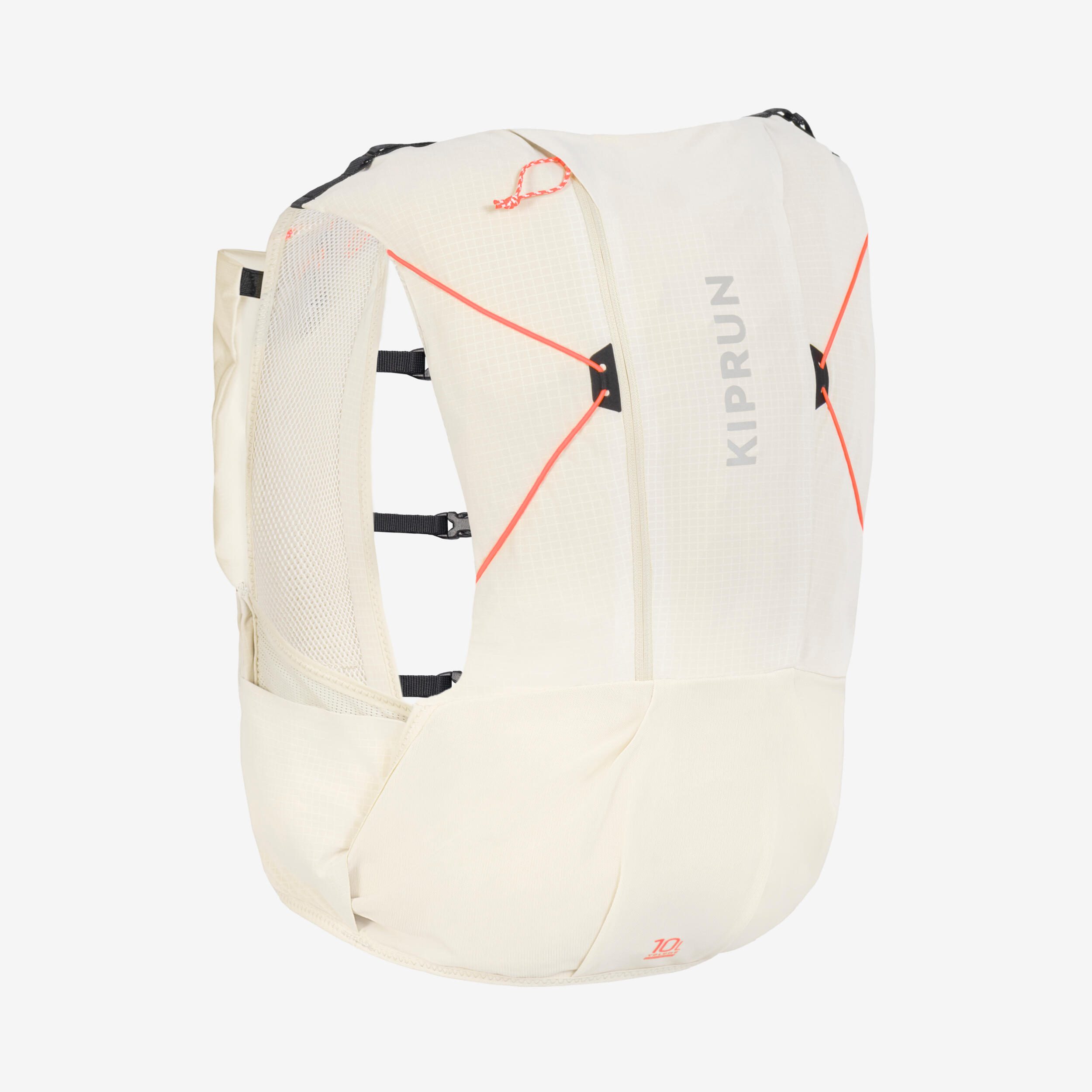 Arazi Koşusu Sırt Çantası - 10 L - Bej- 1 L Suluk - KIPRUN BAG 900