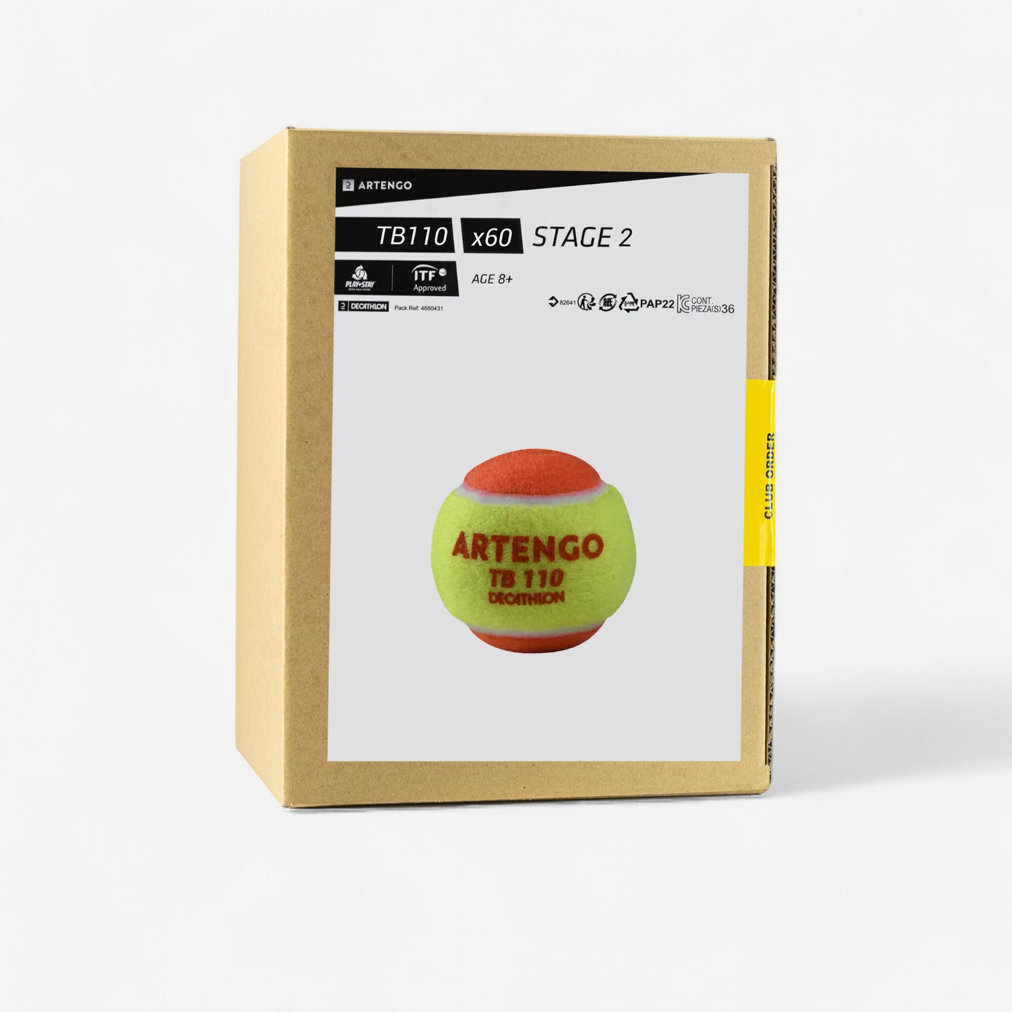 Tenis Topu - 60 Adet - Turuncu - TB110