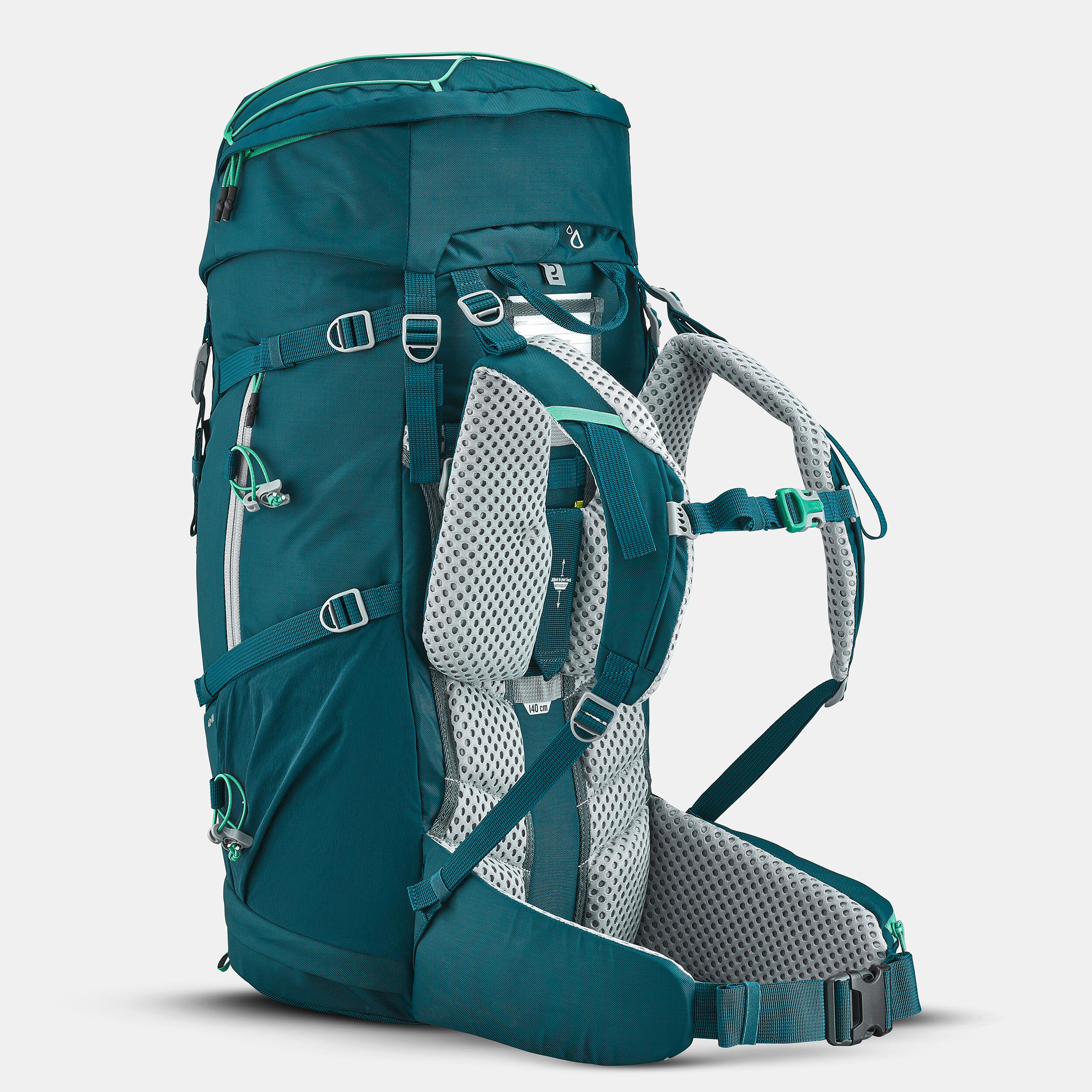 Çocuk Outdoor Trekking Sırt Çantası - 40+10L - Kırmızı - MH500