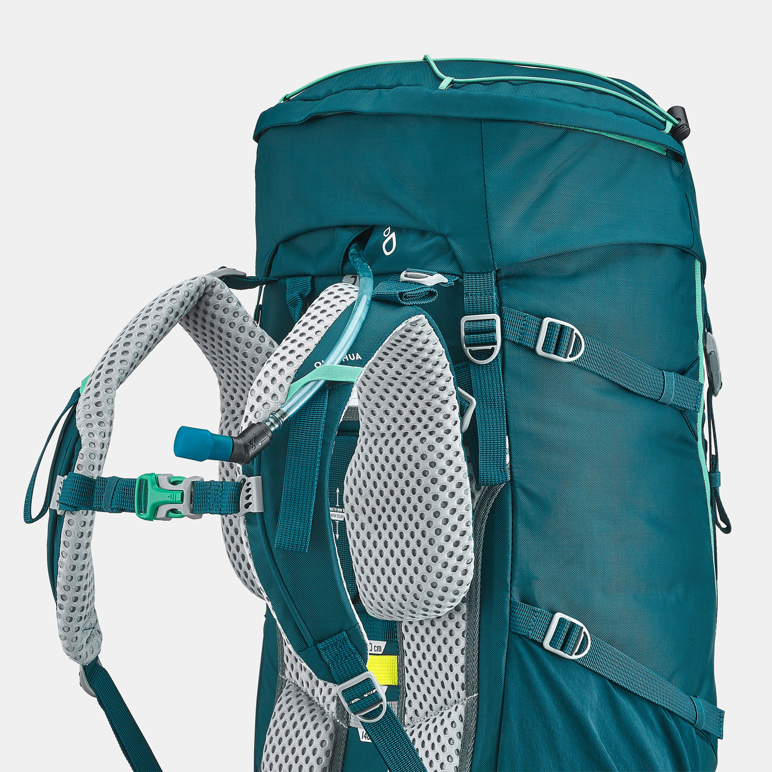 Çocuk Outdoor Trekking Sırt Çantası - 40+10L - Kırmızı - MH500