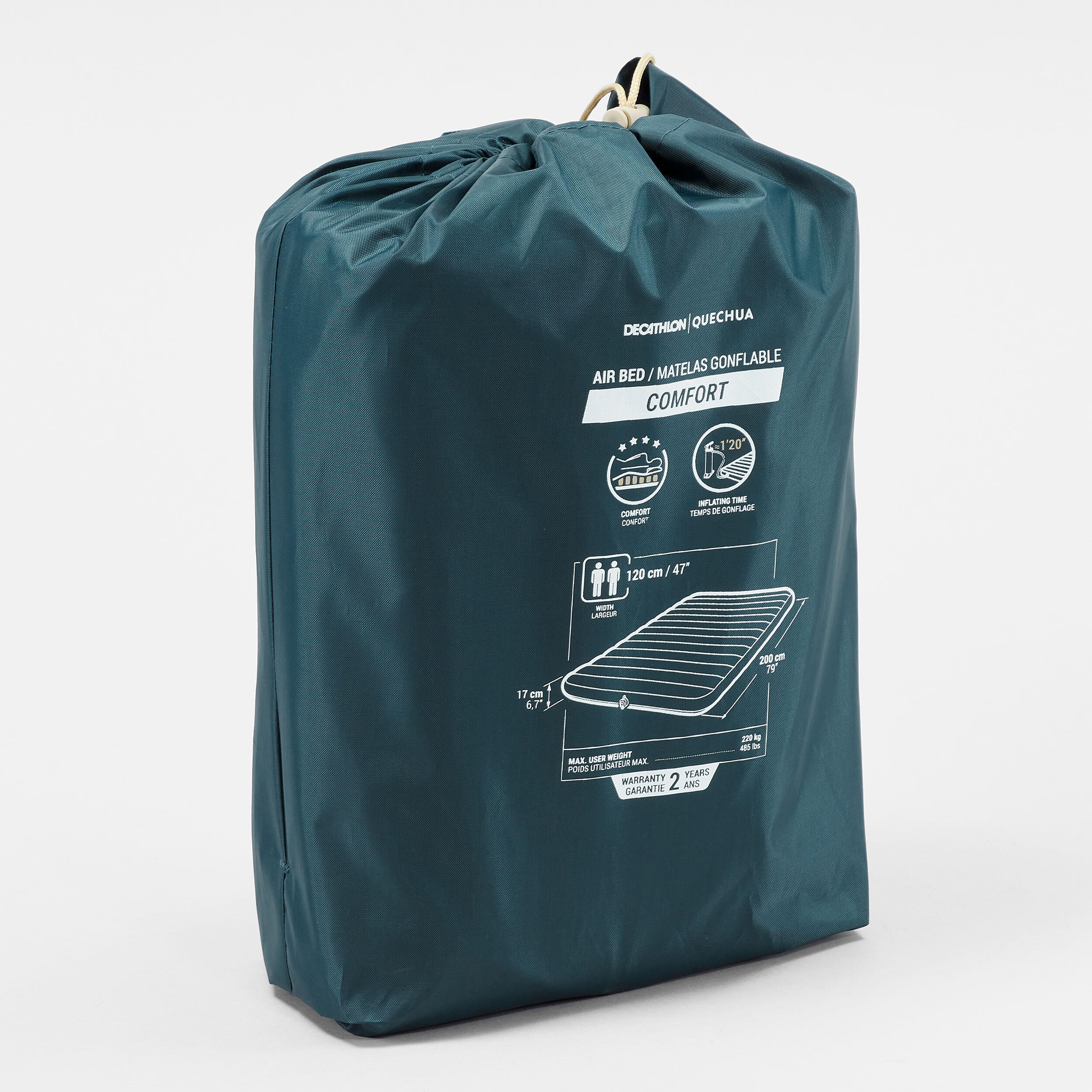 Şişme Kamp Matı - 2 Kişilik - 120 cm - Air Comfort