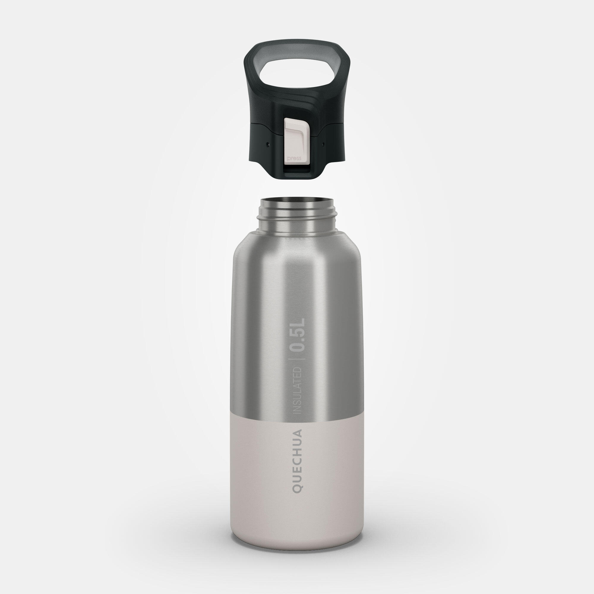 Outdoor Paslanmaz Çelik Termos - 0,5 L - Pratik Kapak - Beyaz - 900