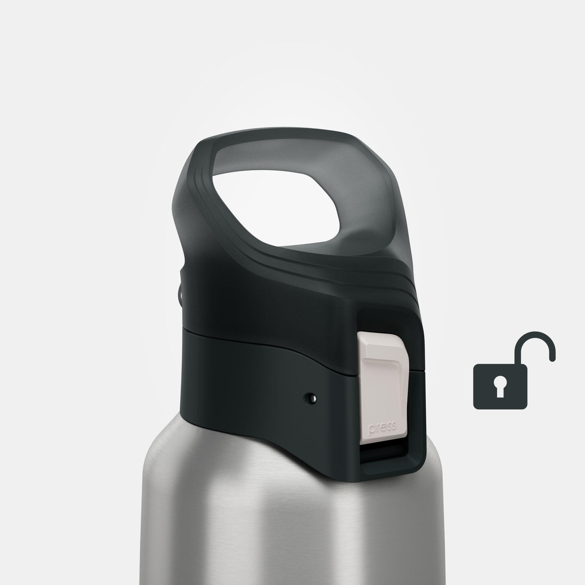 Outdoor Paslanmaz Çelik Termos - 0,5 L - Pratik Kapak - Beyaz - 900
