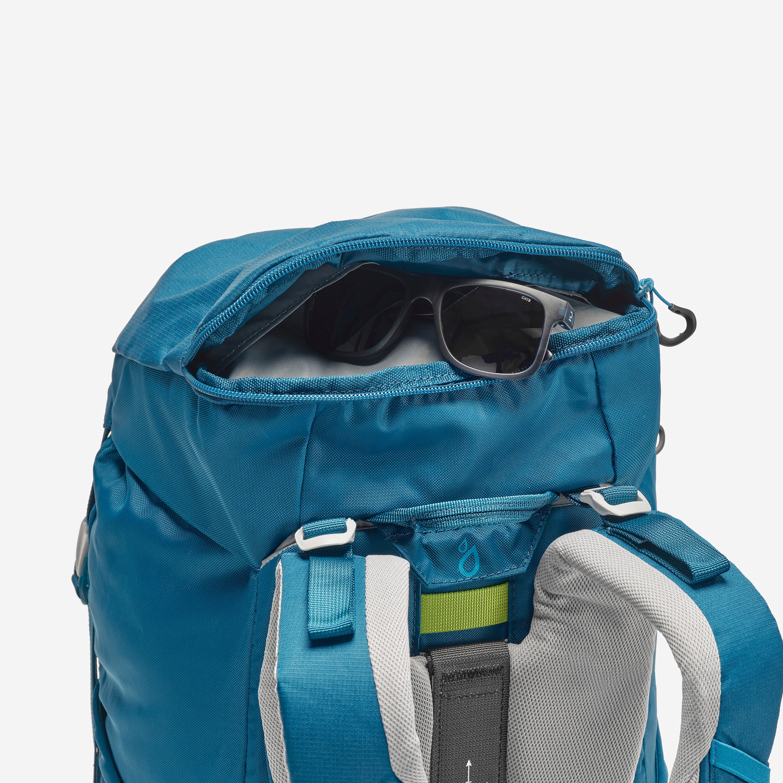 کوله‌پشتی فضای باز بچگانه QUECHUA - مناسب ۷ تا ۱۵ سال - ظرفیت ۲۸ لیتر - رنگ آبی - مدل MH500