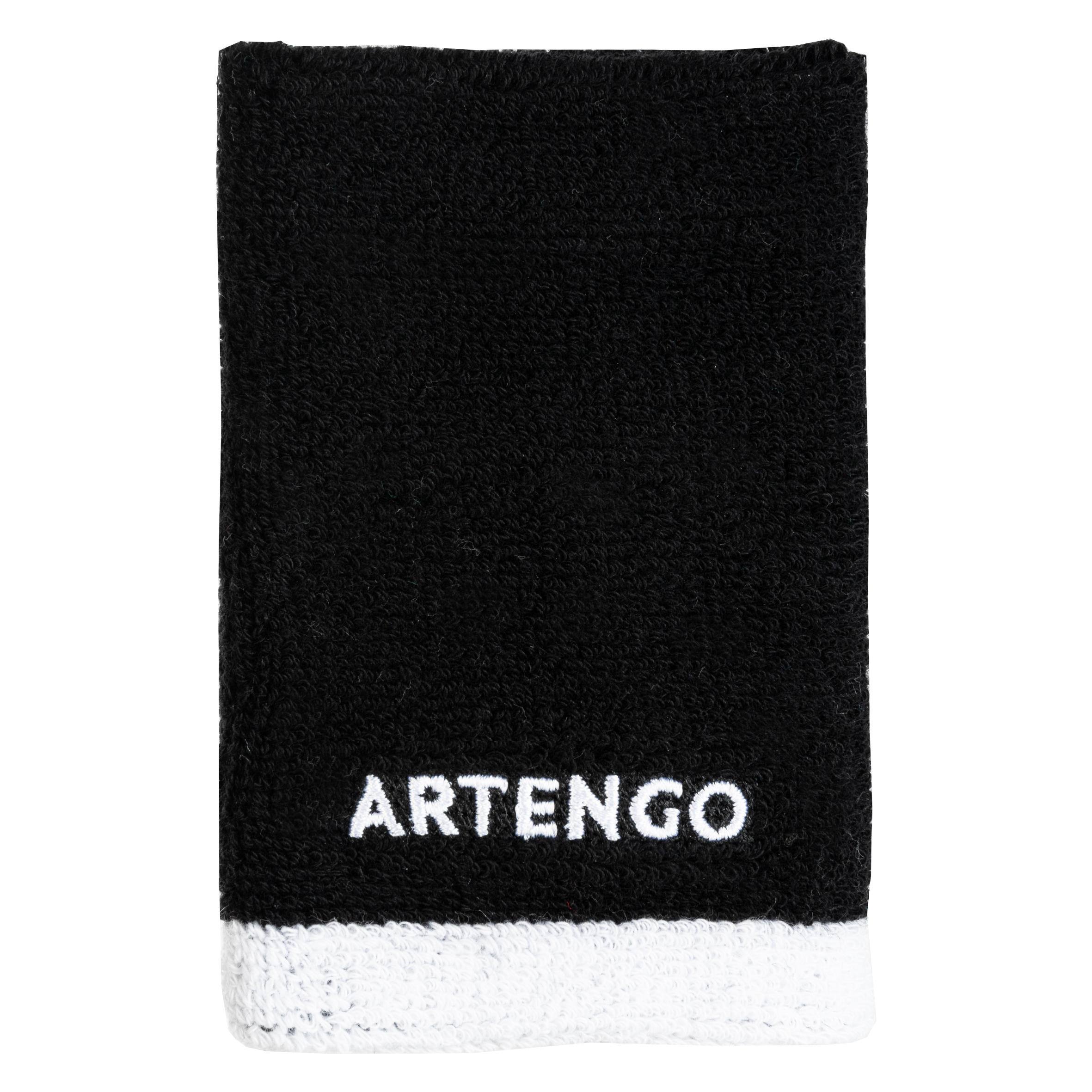 مچبند ورزشی حولهای ARTENGO – مخصوص تنیس – مشکی/سفید – مدل TP100 XL مچبند ورزشی حولهای ARTENGO – مخصوص تنیس – مشکی/سفید – مدل TP100 XL