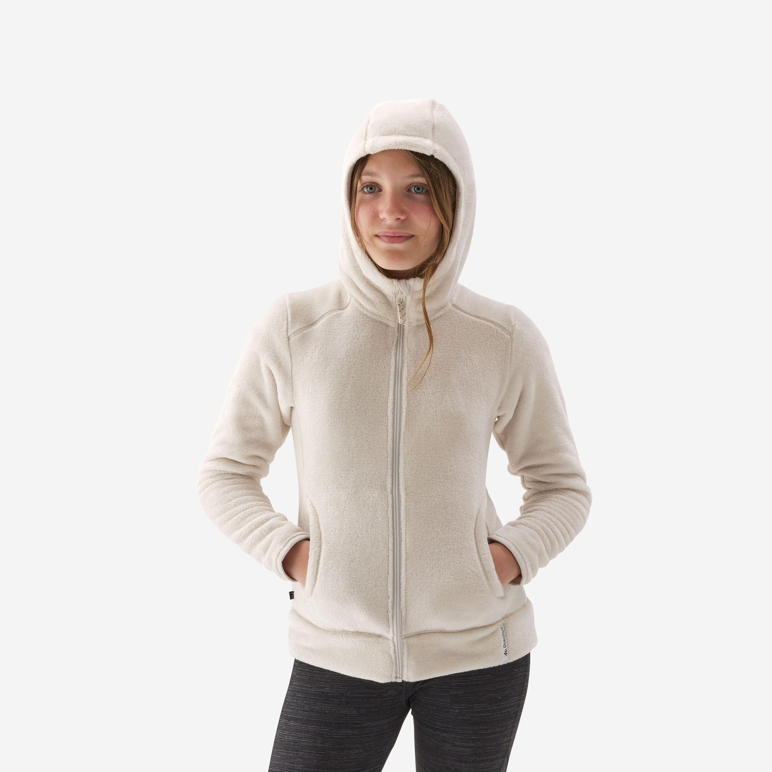 Çocuk Outdoor Polar Mont - Bej - 7/15 Yaş - NH500