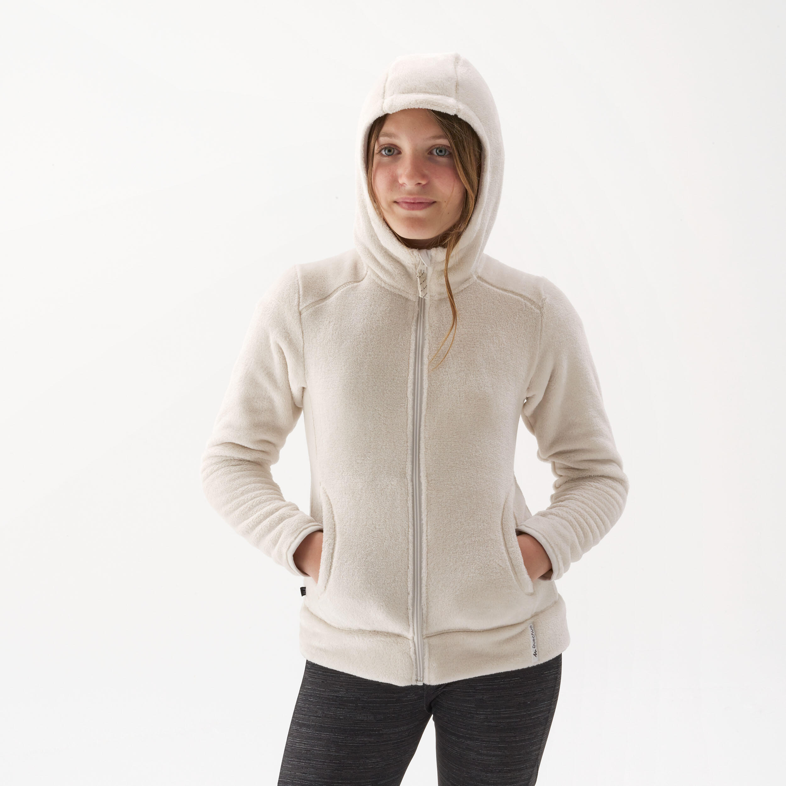 Çocuk Outdoor Polar Mont - Bej - 7/15 Yaş - NH500 Çocuk Outdoor Polar Mont - Bej - 7/15 Yaş - NH500