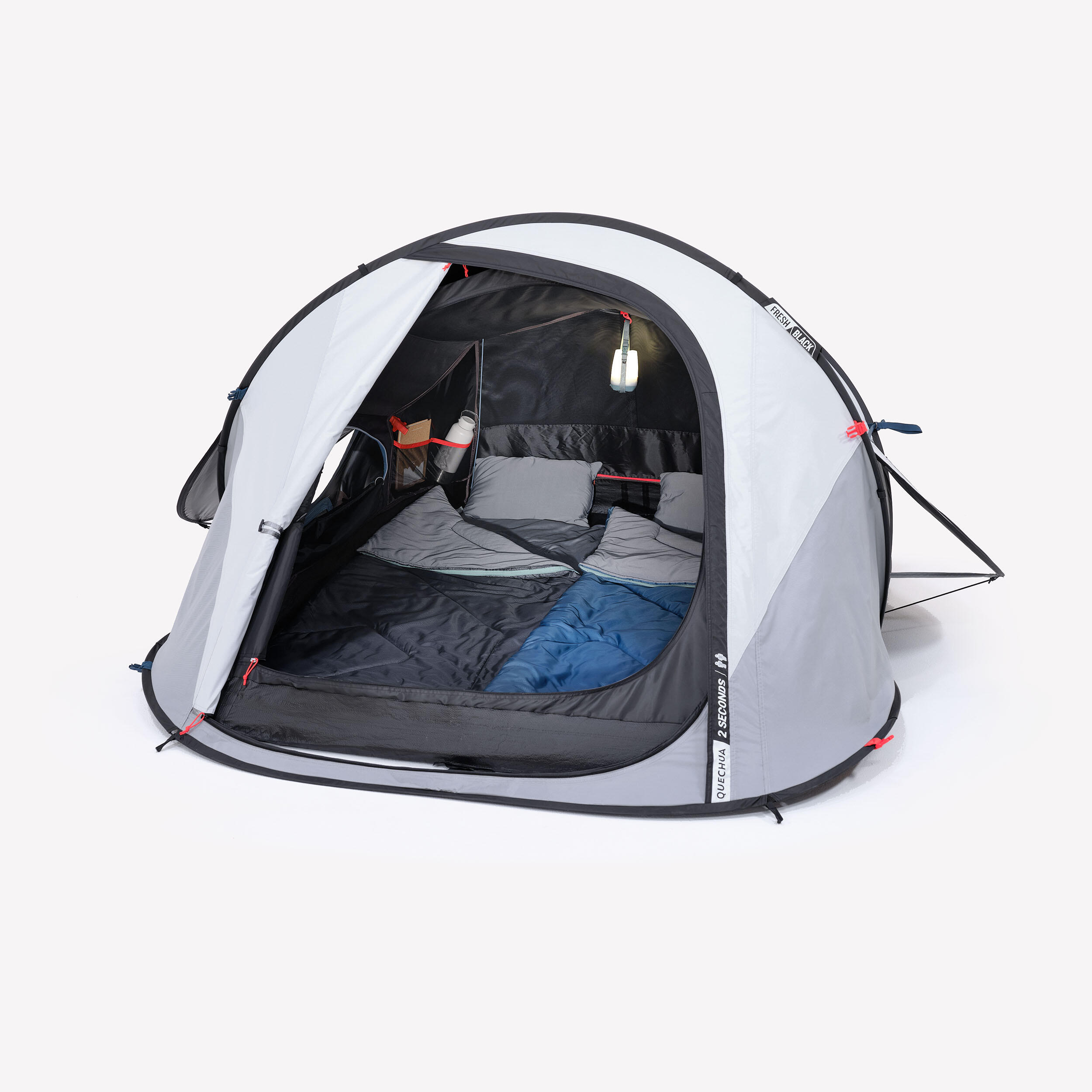 چادر کمپینگ 2 نفره 2 ثانیه Fresh&Black - QUECHUA