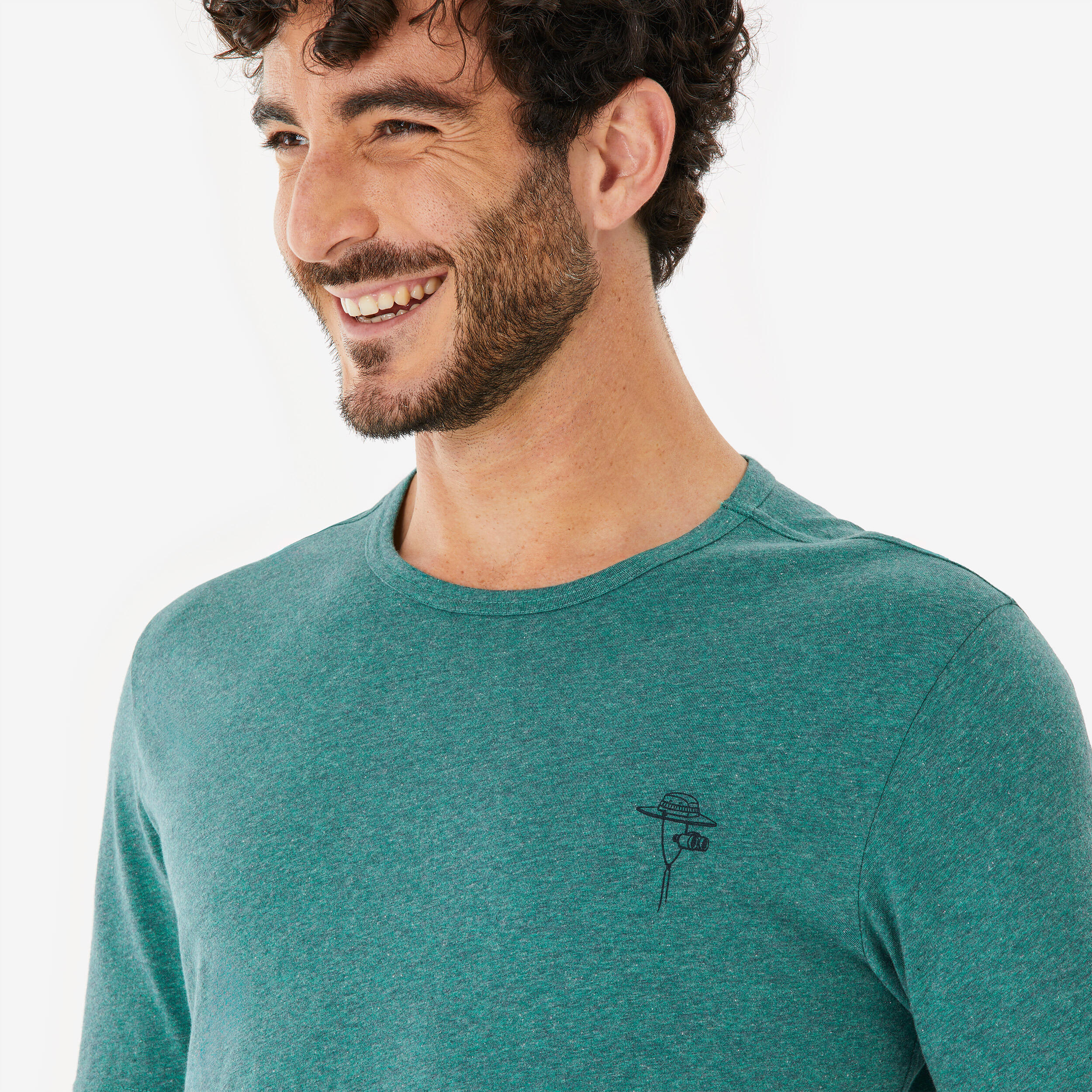 Erkek Outdoor Tişört - Yeşil - NH100 Erkek Outdoor Tişört - Yeşil - NH100