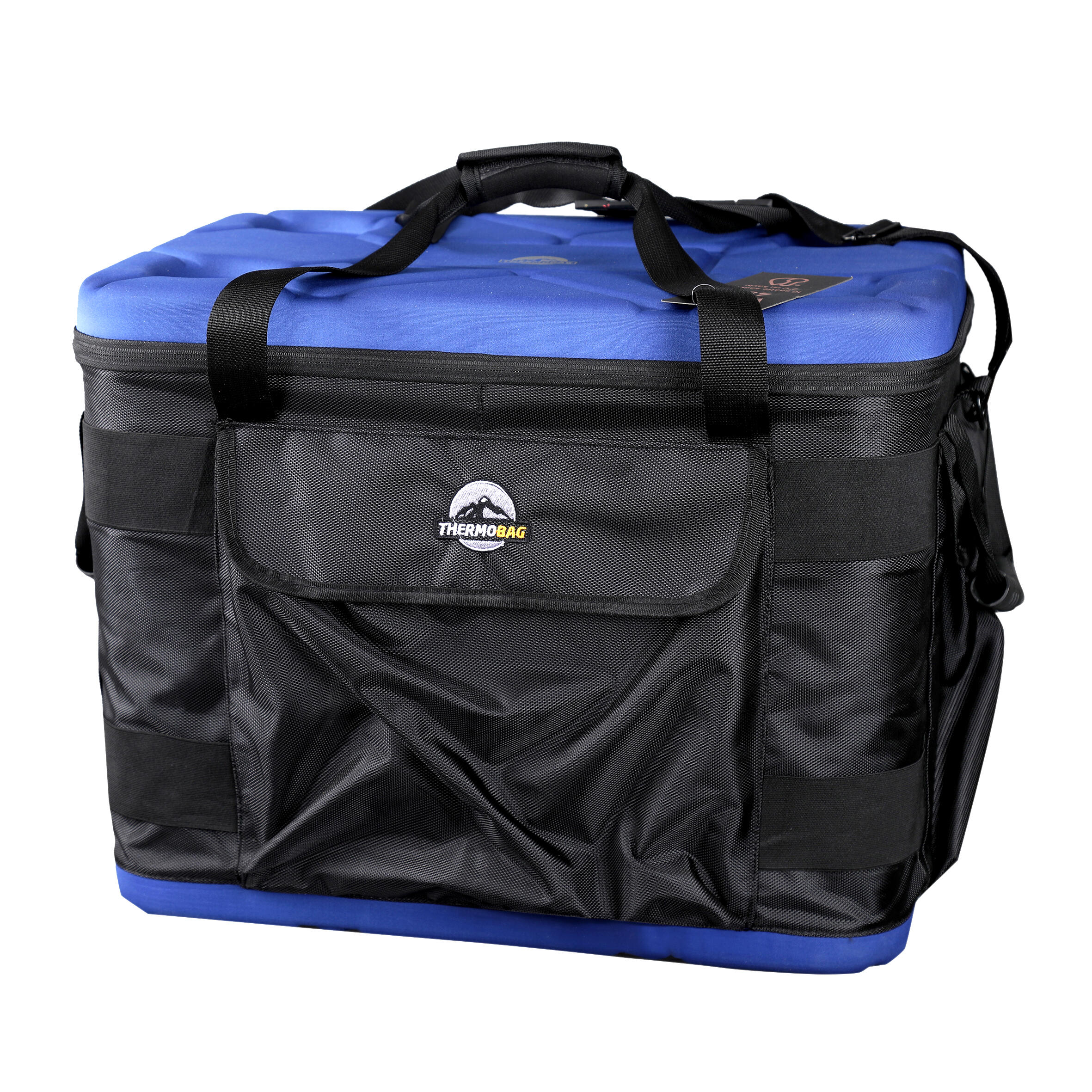 کیف خنک نگهدارنده عایق حرارتی ماهیگیری آبی ۴۵ لیتری مدل Thermobag با ماندگاری سرمای ۸ تا ۱۸ ساعت Thermobag Soğutucu Termos Çanta - 45 L - Mavi - Balıkçılık - 8-18 Saat