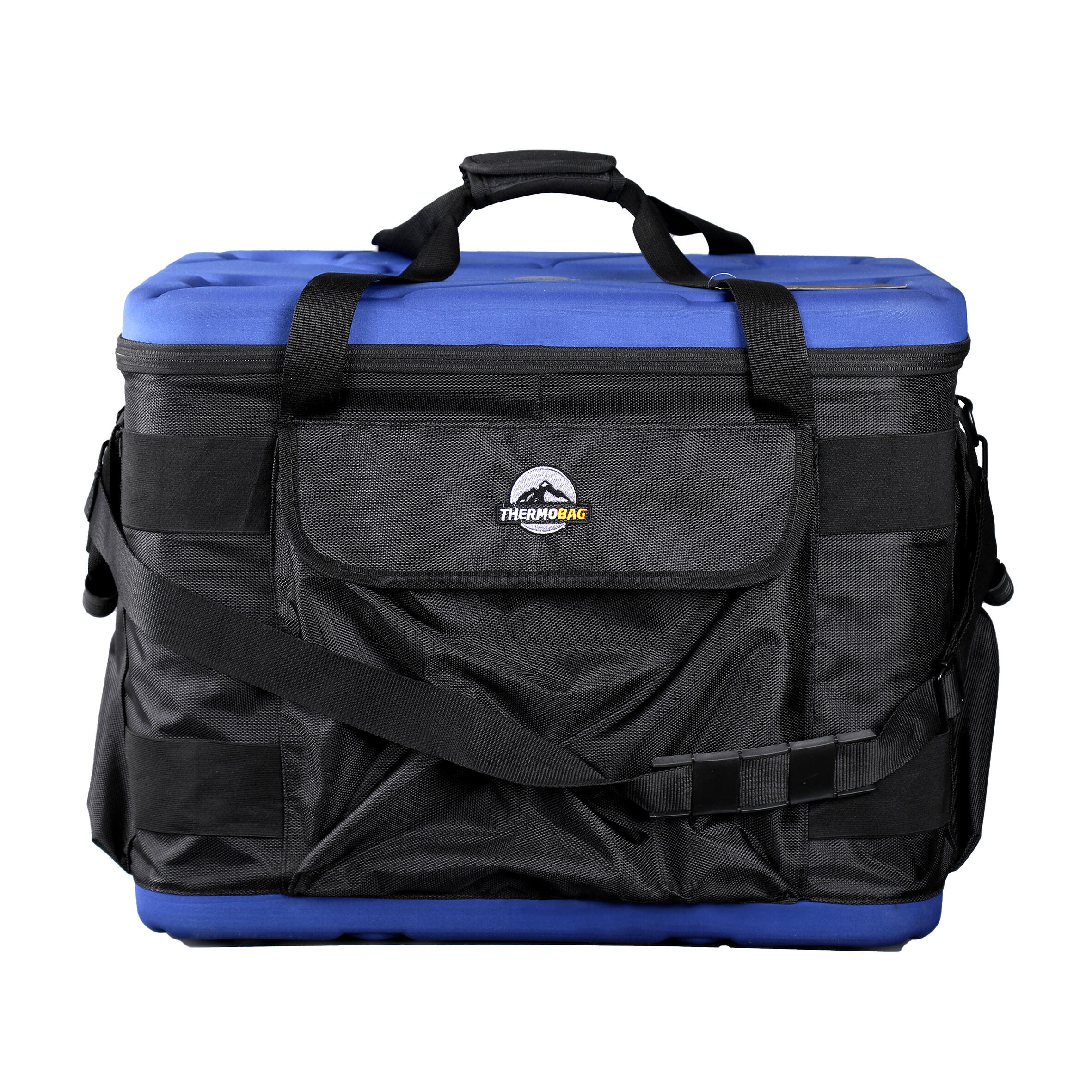 کیف خنک نگهدارنده عایق حرارتی ماهیگیری آبی ۴۵ لیتری مدل Thermobag با ماندگاری سرمای ۸ تا ۱۸ ساعت Thermobag Soğutucu Termos Çanta - 45 L - Mavi - Balıkçılık - 8-18 Saat