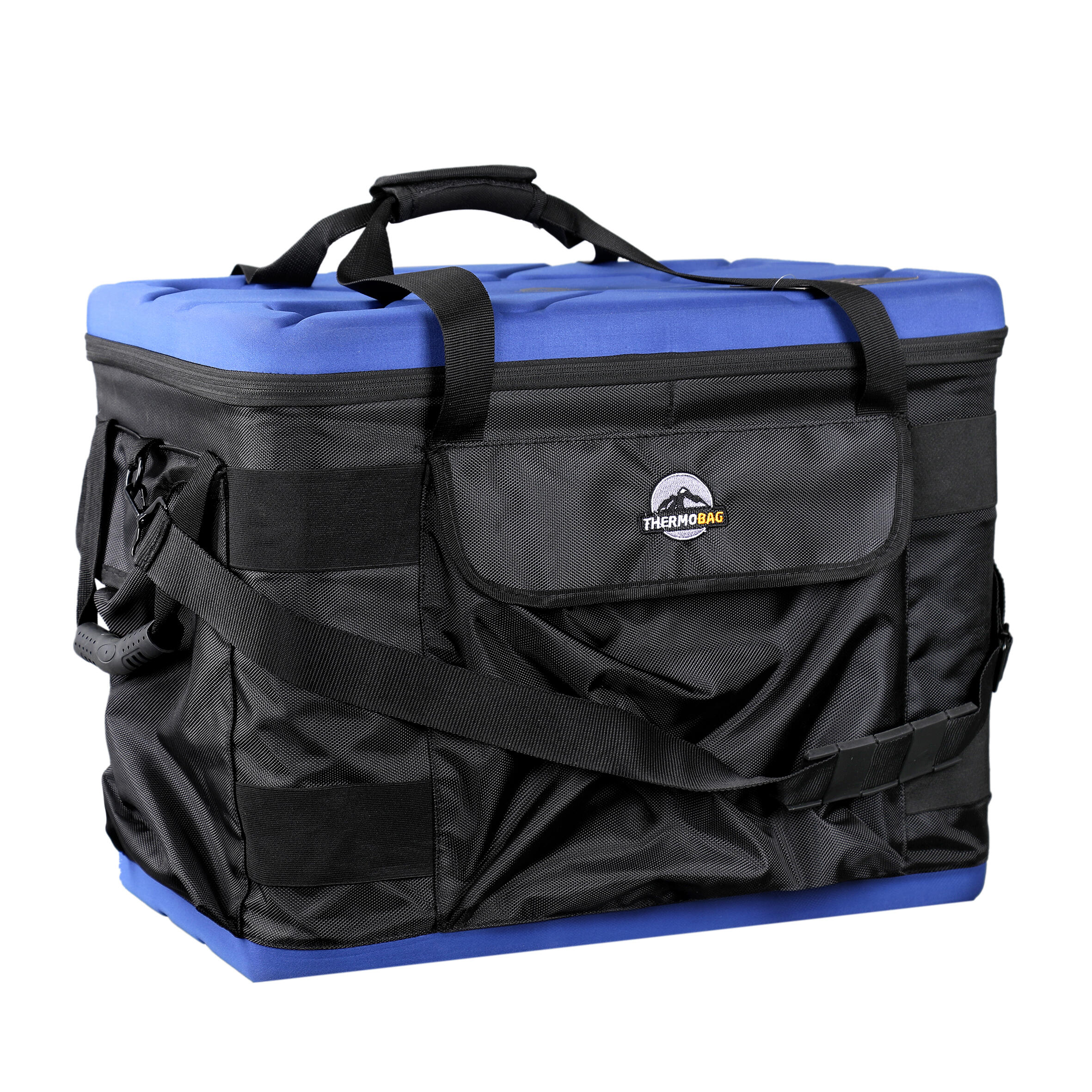 کیف خنک نگهدارنده عایق حرارتی ماهیگیری آبی ۴۵ لیتری مدل Thermobag با ماندگاری سرمای ۸ تا ۱۸ ساعت Thermobag Soğutucu Termos Çanta - 45 L - Mavi - Balıkçılık - 8-18 Saat