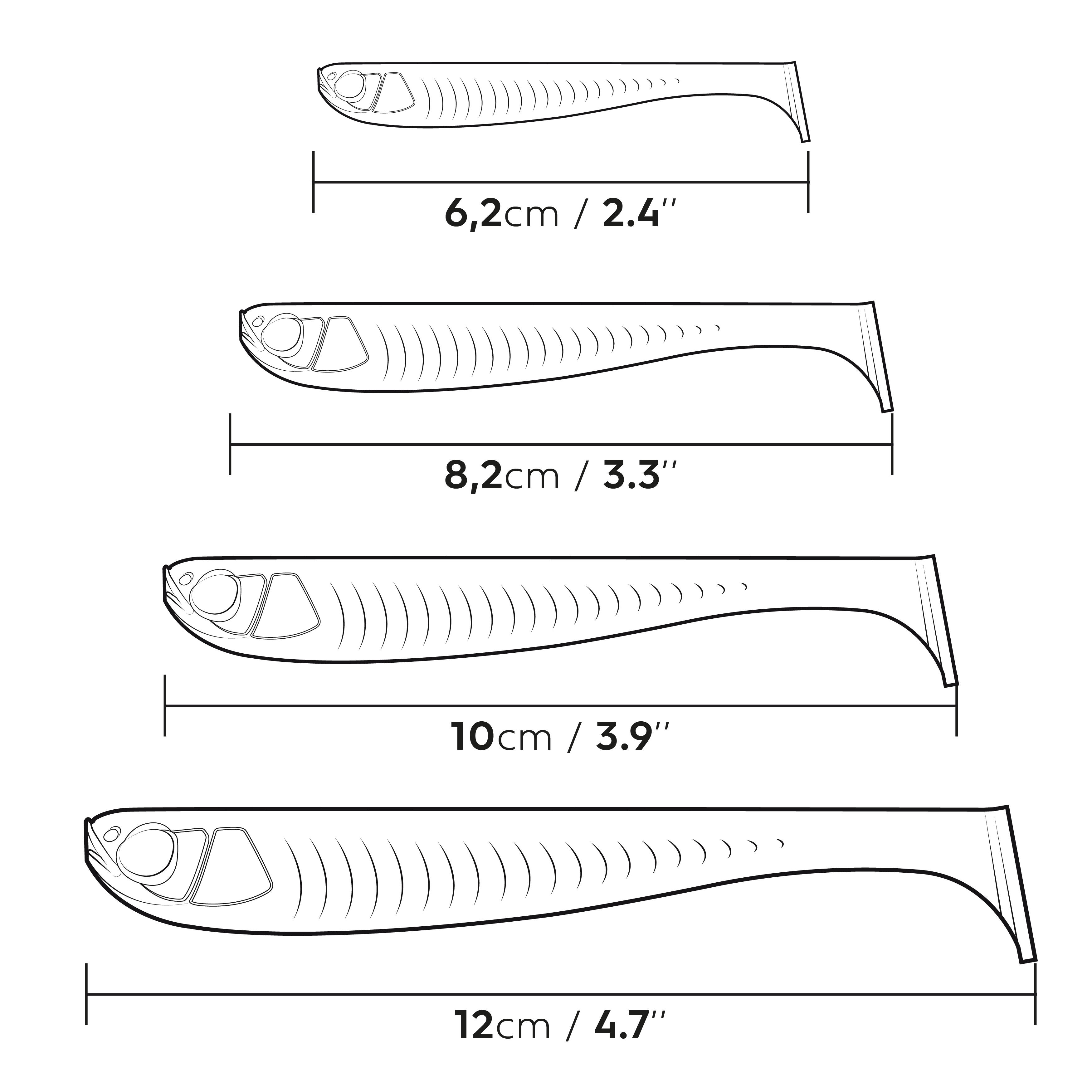 Silikon Sahte Balık - Balıkçılık - 1,7 g 62 mm - Yubari SHD 62