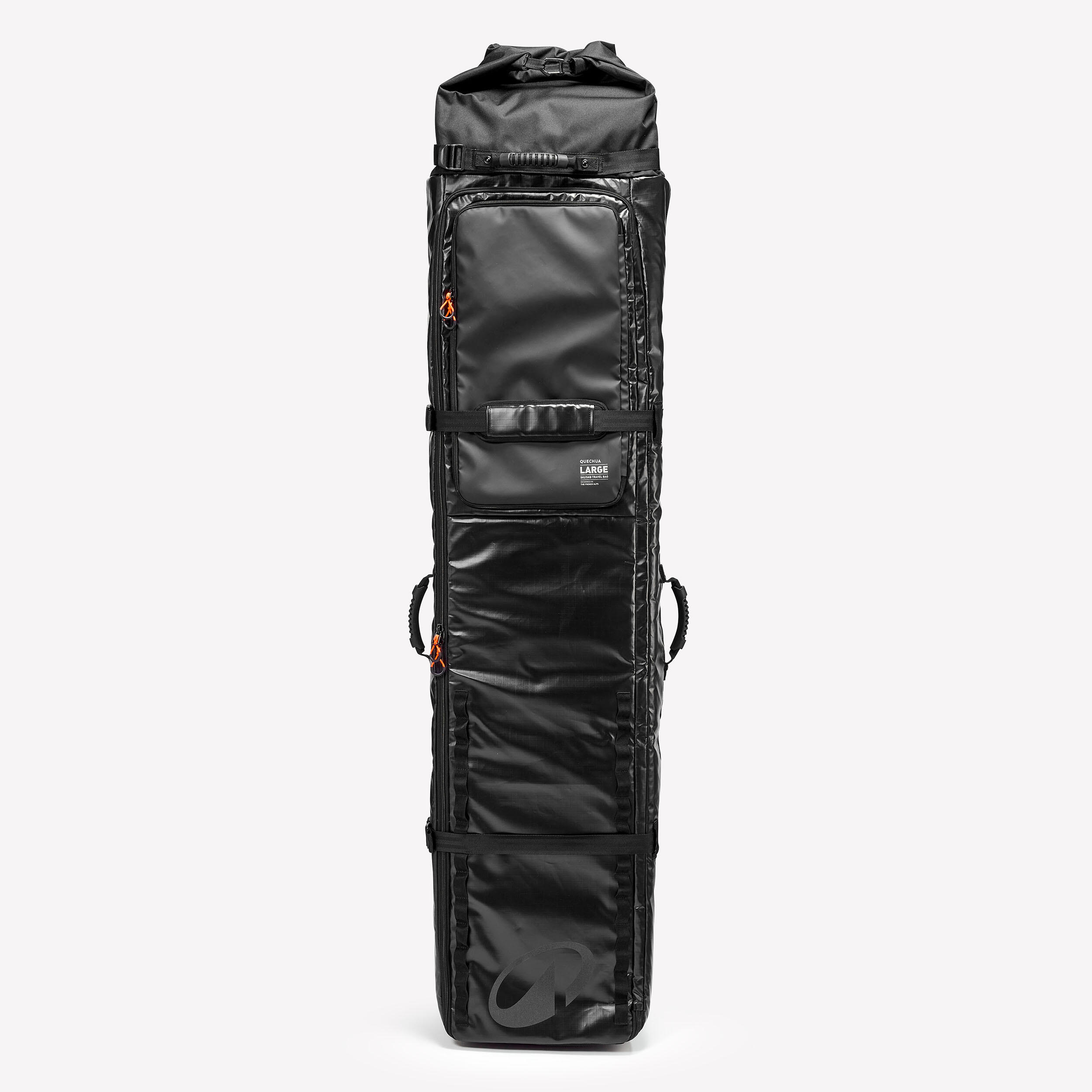 Tekerlekli Kayak/Board Taşıma Kılıfı - 4 Çift Kayak veya 4 Board - Siyah - 900