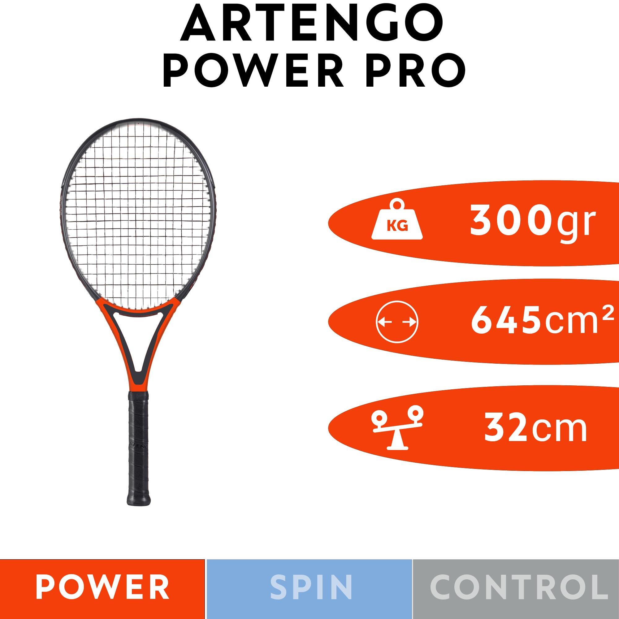 راکت تنیس بزرگسال – 300 گرم – TR990 Power Pro – ARTENGO