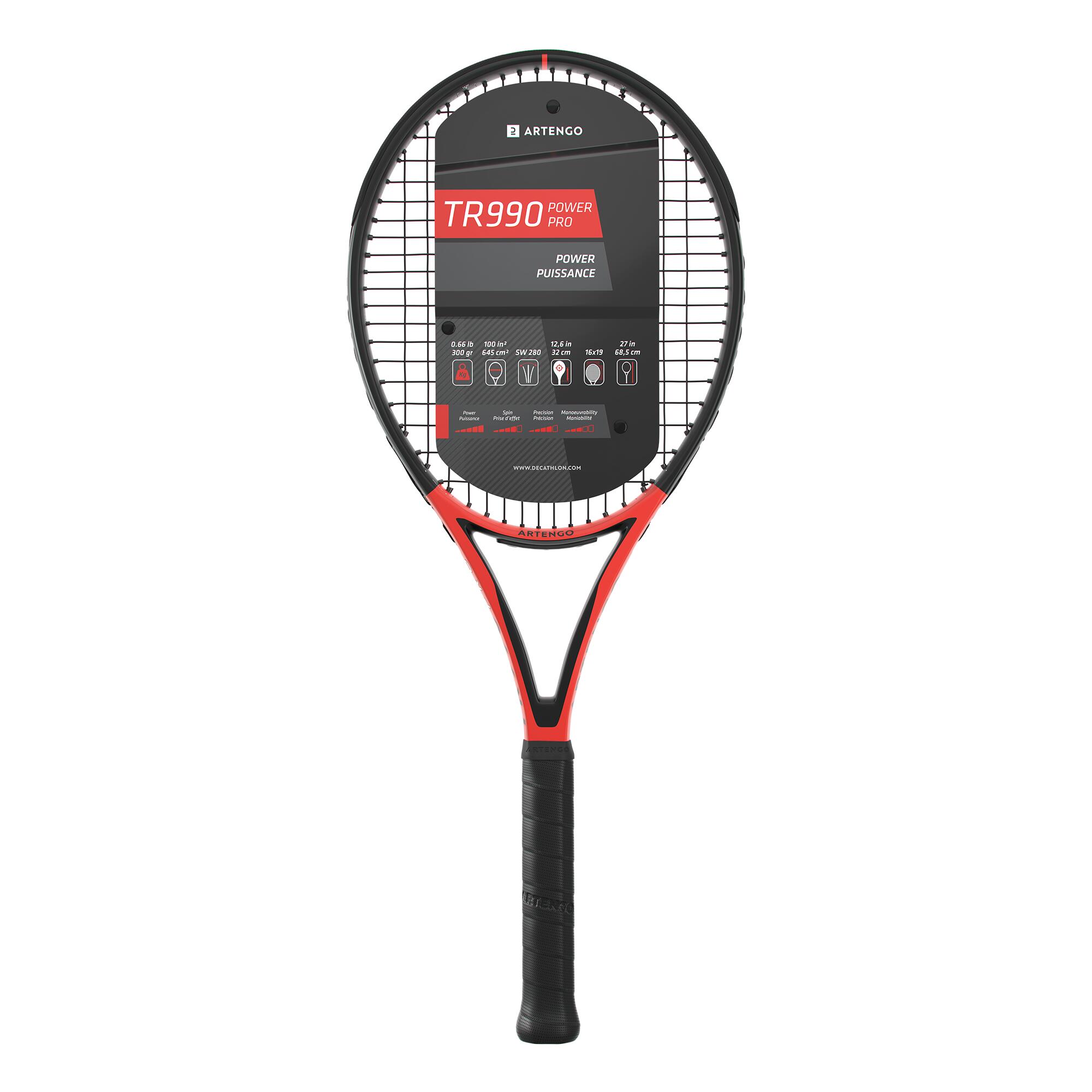 راکت تنیس بزرگسال – 300 گرم – TR990 Power Pro – ARTENGO
