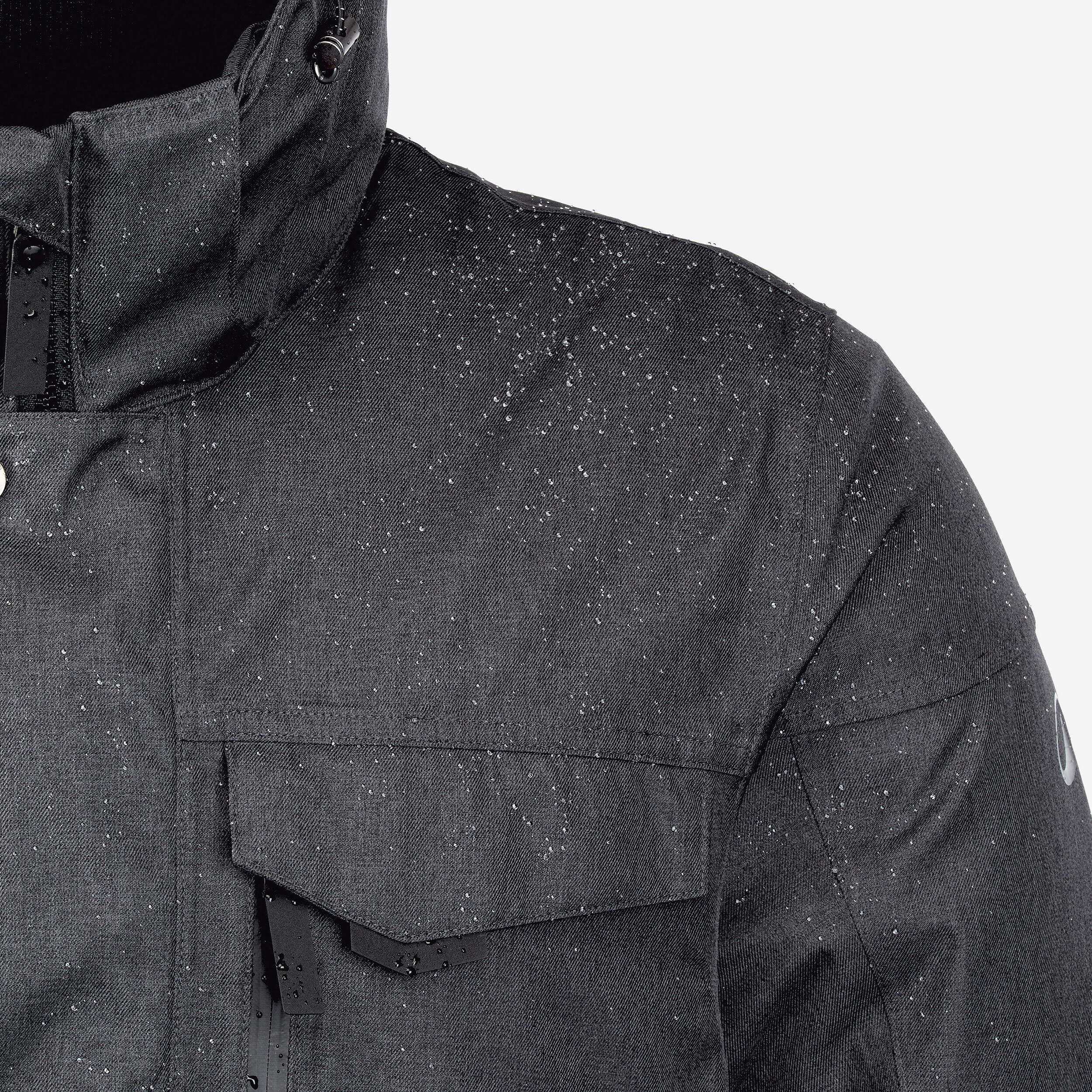 Erkek Su Geçirmez Outdoor Kar Montu/Kışlık Mont - Gri - NH500 -10 °C