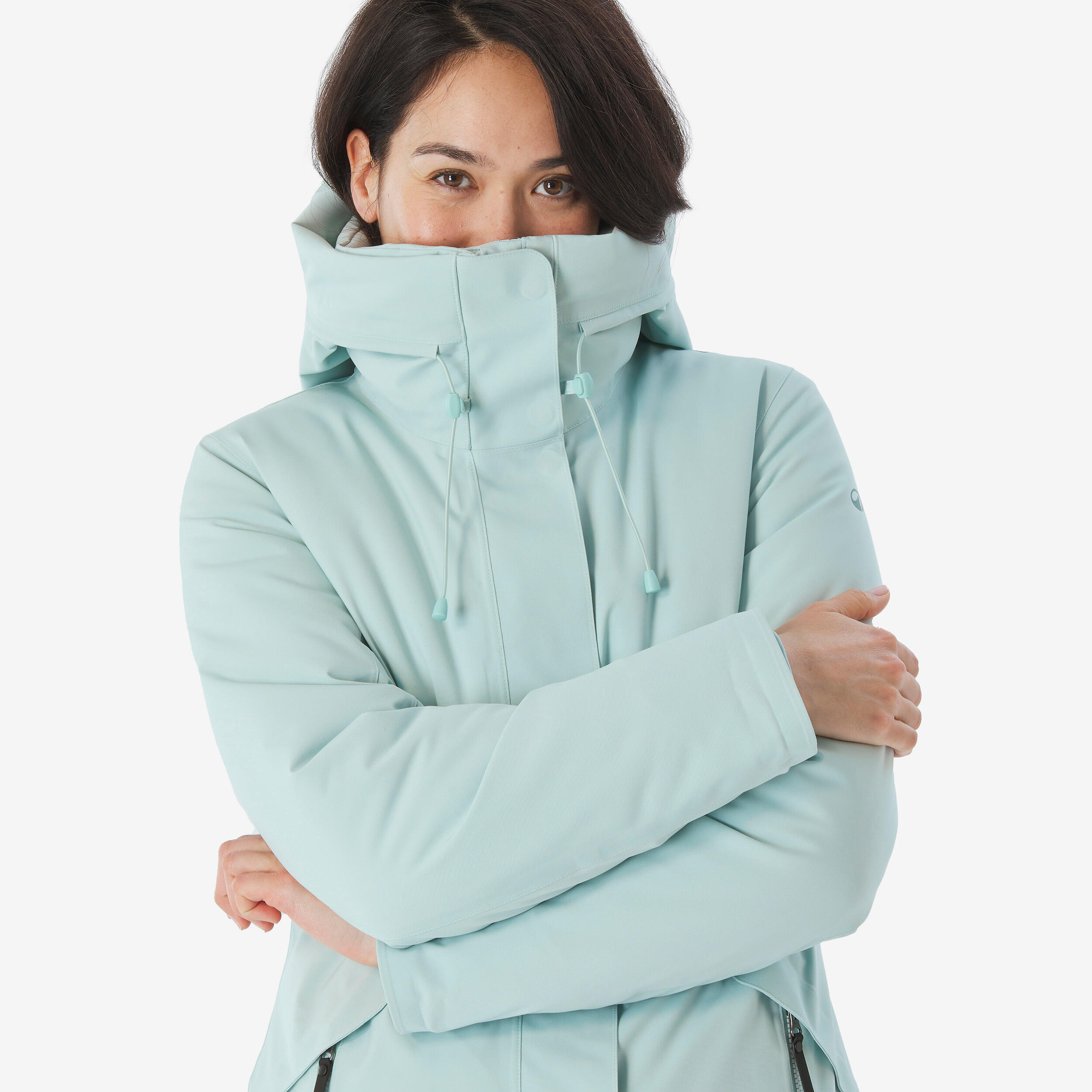کاپشن زنانه ضدآب Outdoor – مدل NH500 – رنگ سبز – مناسب تا ‑۱۰ °C