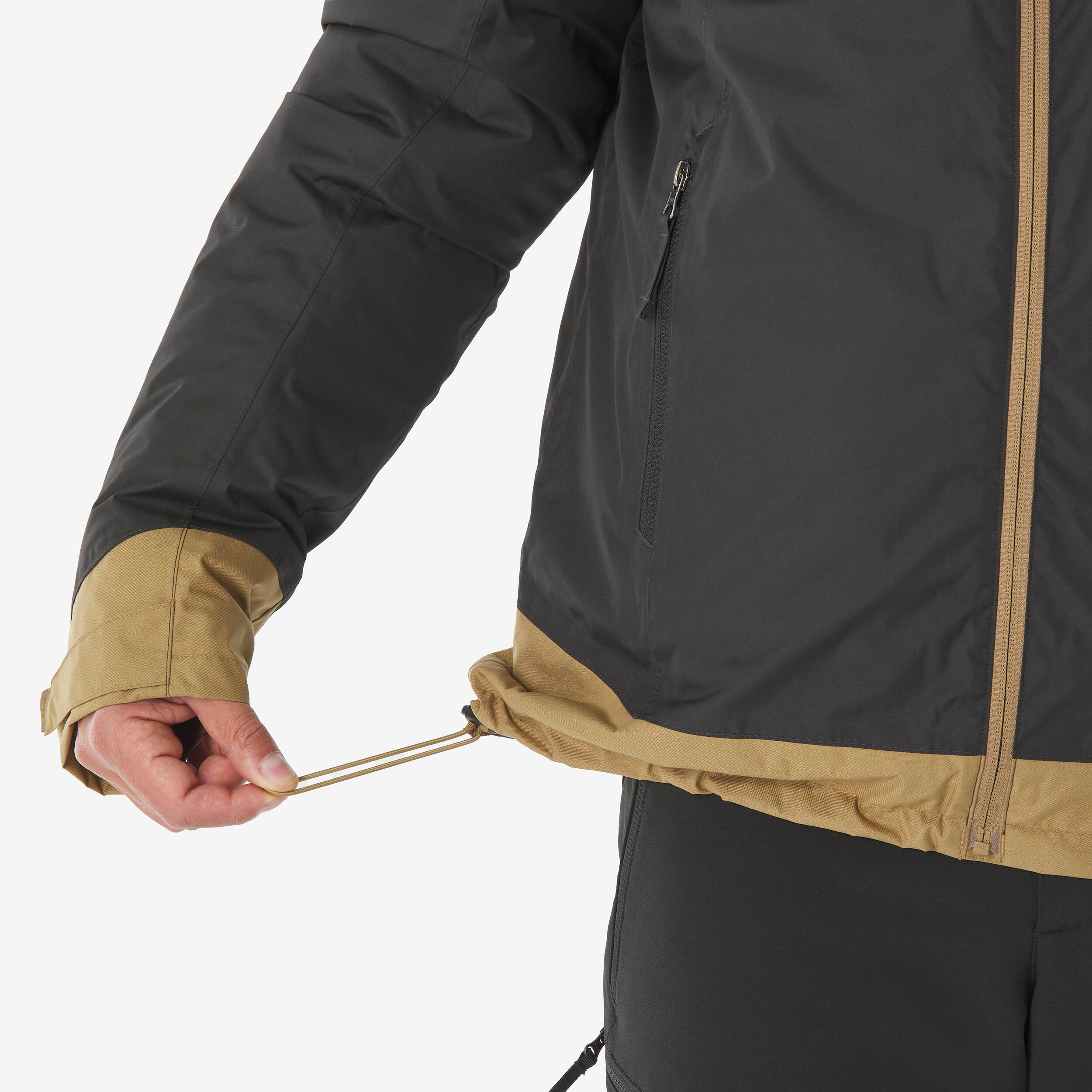 Erkek Outdoor Su Geçirmez Kar Montu/Kışlık Mont - Bej/Kahverengi - NH500 -10 °C کاپشن زمستانی و برفی مردانه ضدآب – قهوهای – SH500 مناسب تا °C-10