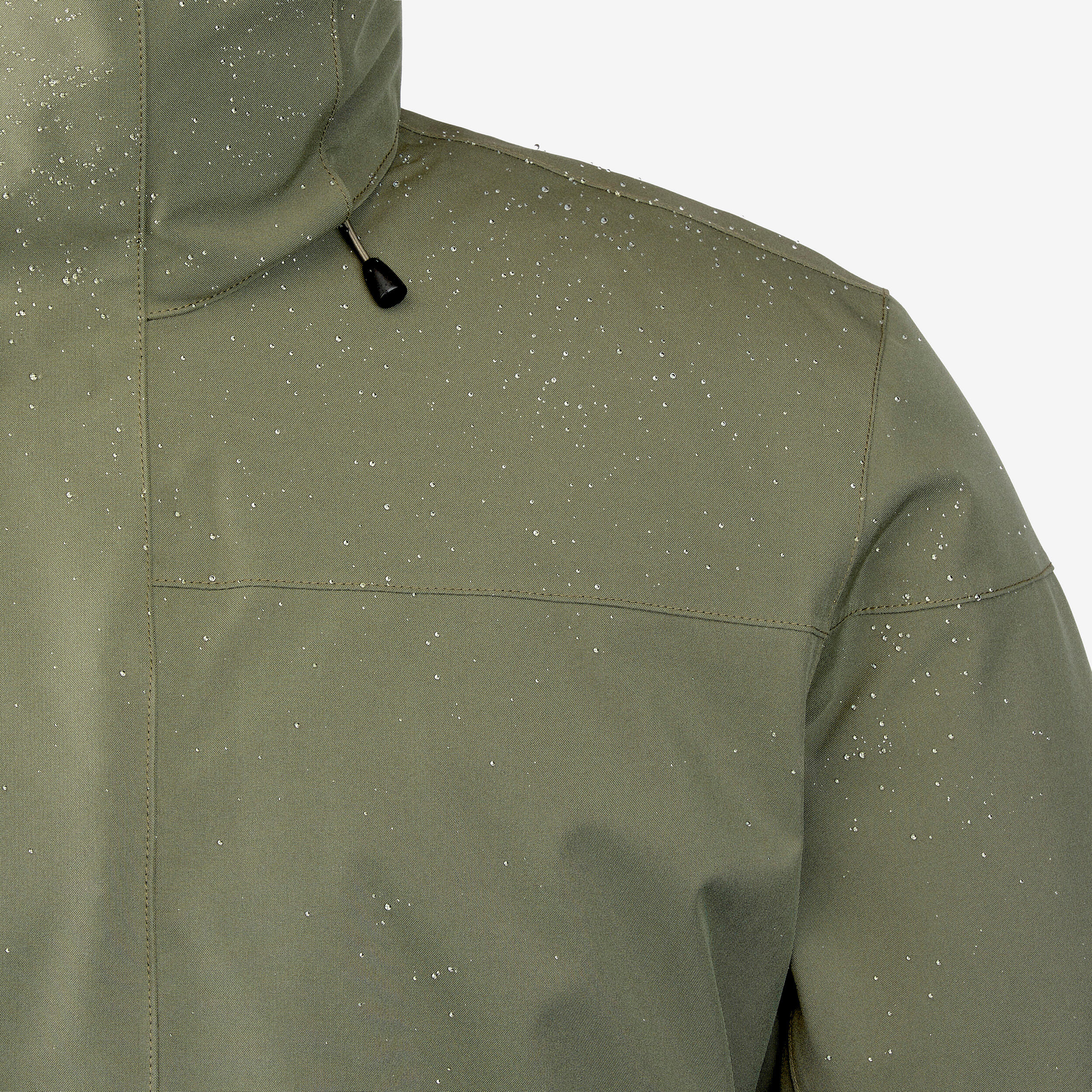 Erkek Sıcak Tutan Outdoor Yağmurluk - Yeşil - NH500 -10 °C