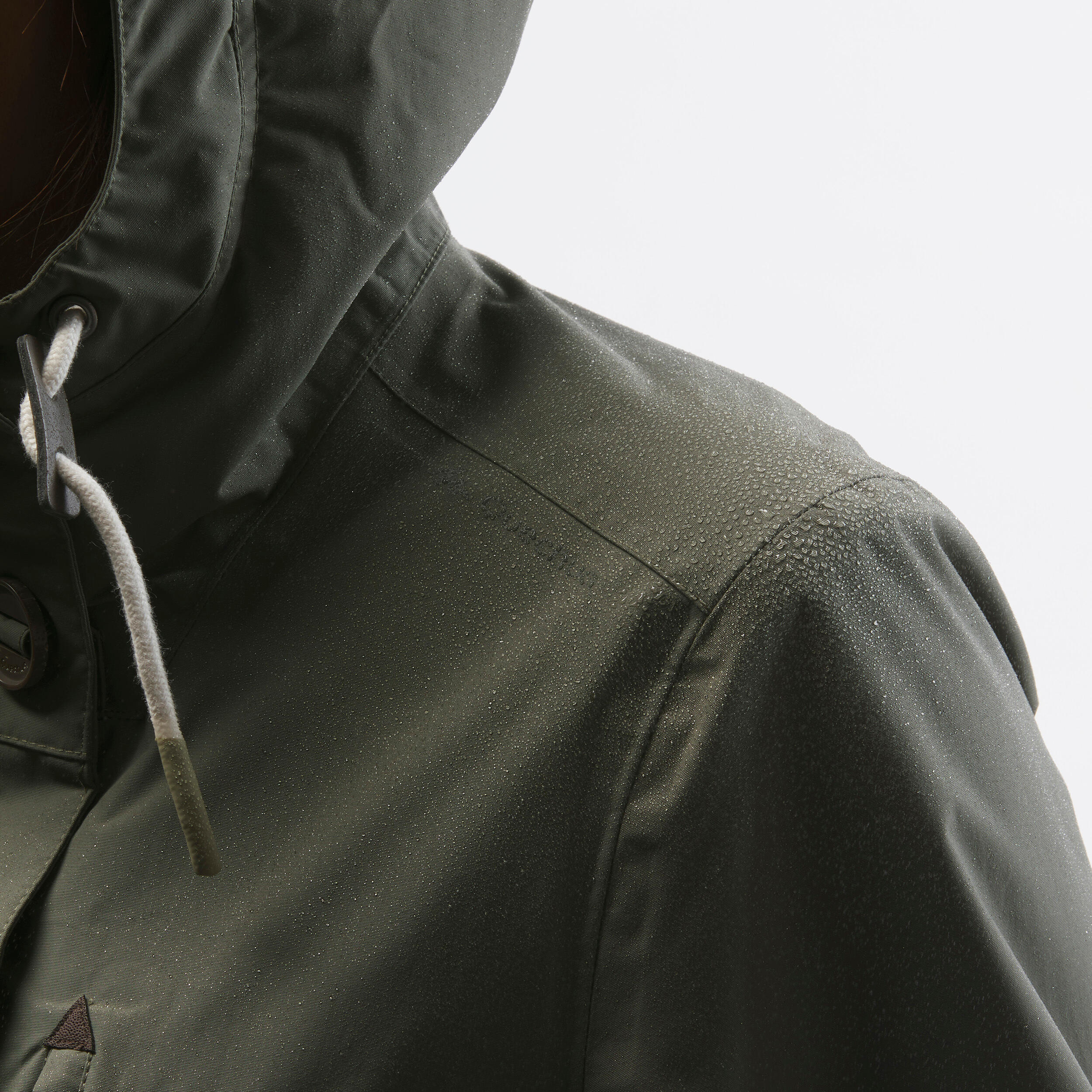 Kadın Outdoor Yağmurluk - Yeşil - NH500