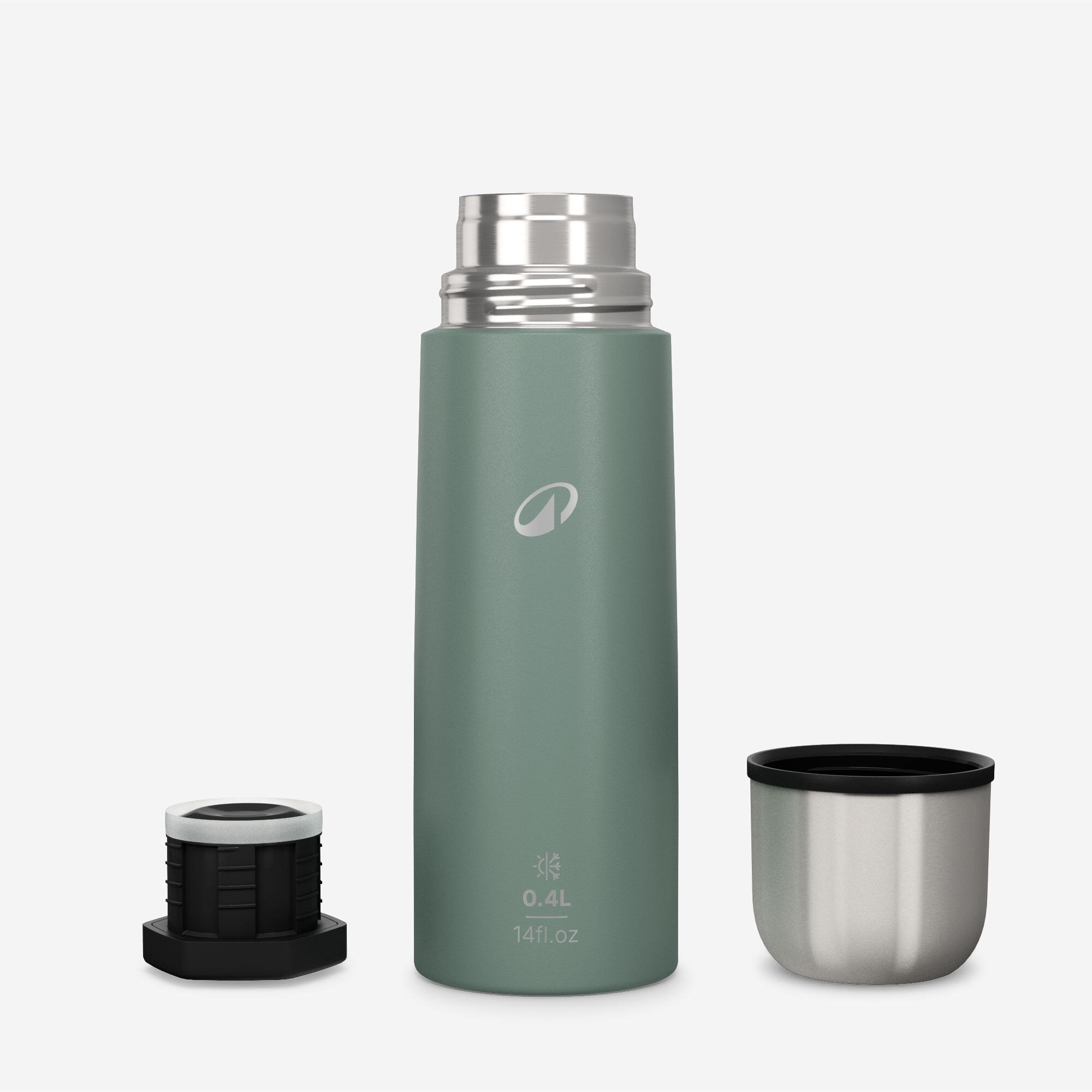Outdoor Paslanmaz Çelik Termos - 0,4 L - Yeşil