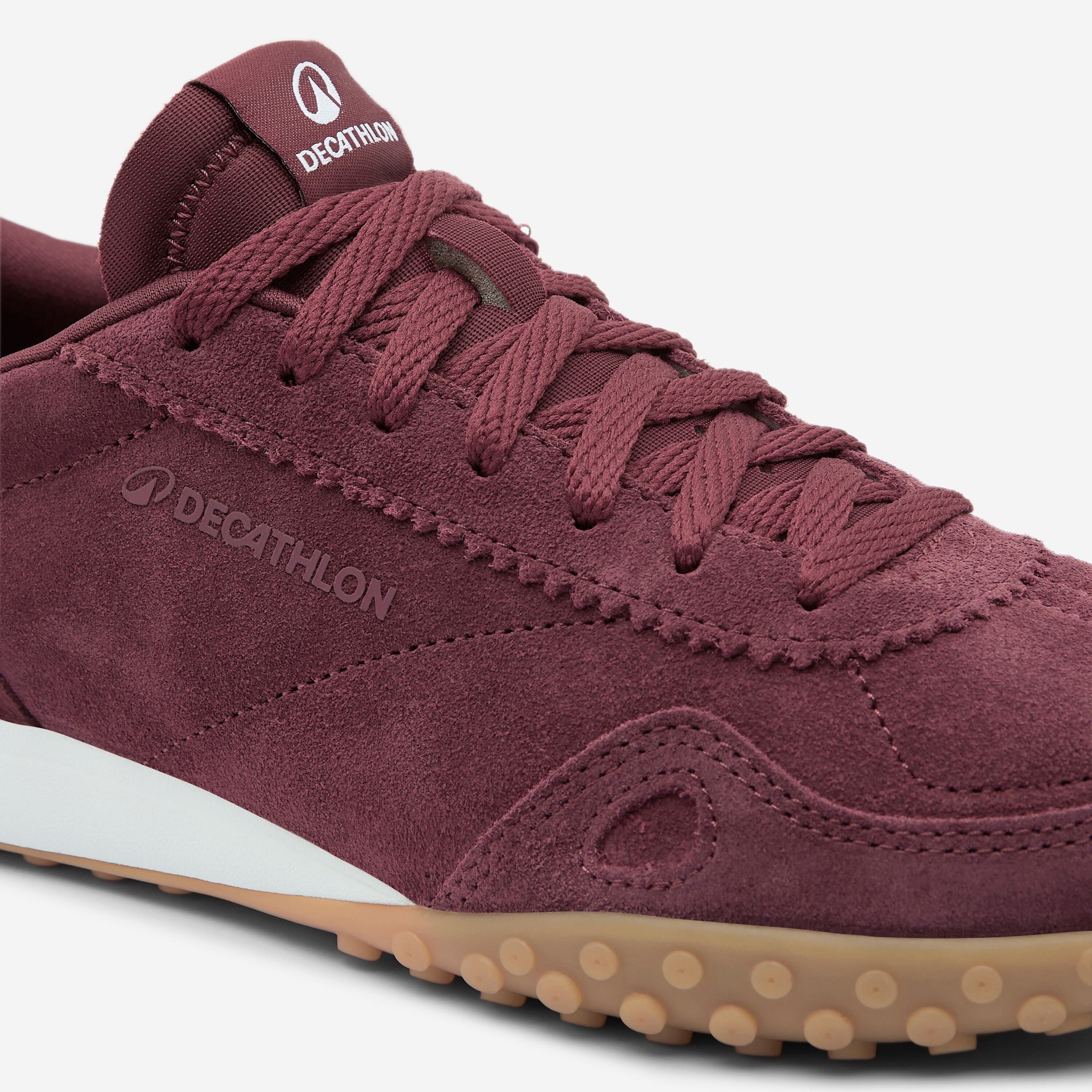 Kadın Süet Spor Ayakkabı - Bordo - RL70