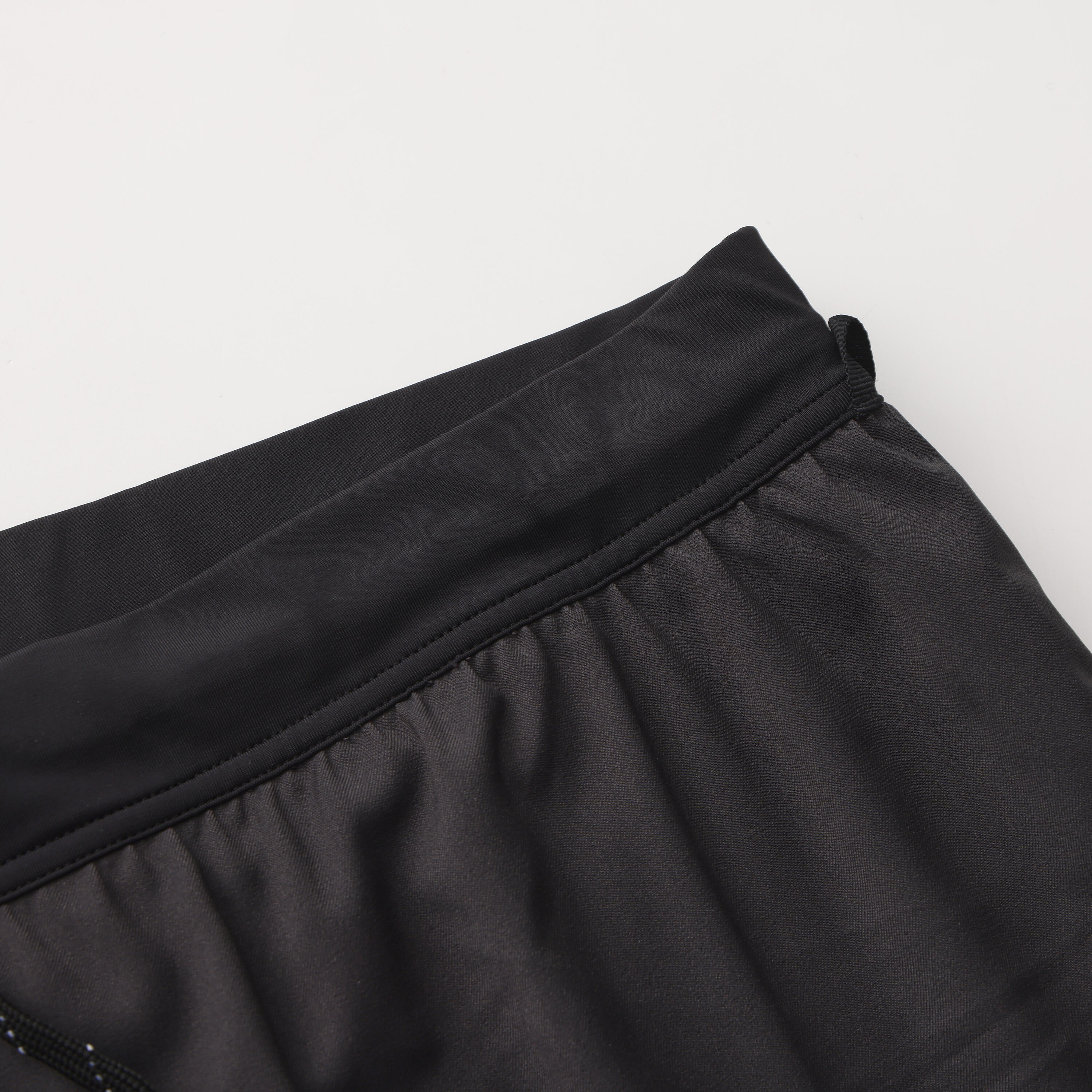 Slim Fit Uzun UV Korumalı Tayt - Siyah - 2'si 1 Arada - Cool