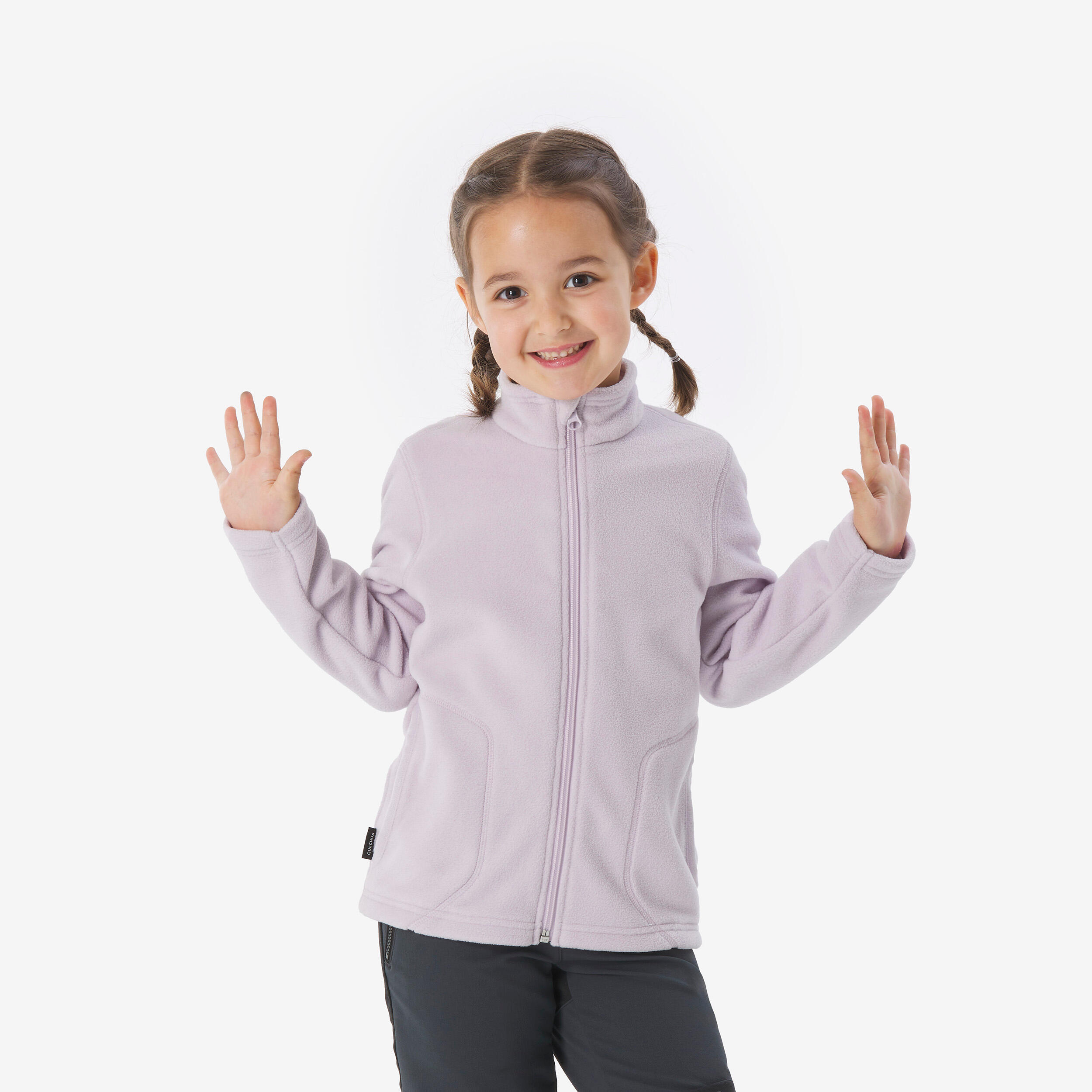 Çocuk Outdoor Polar Mont - 2/6 Yaş - Mavi - MH100