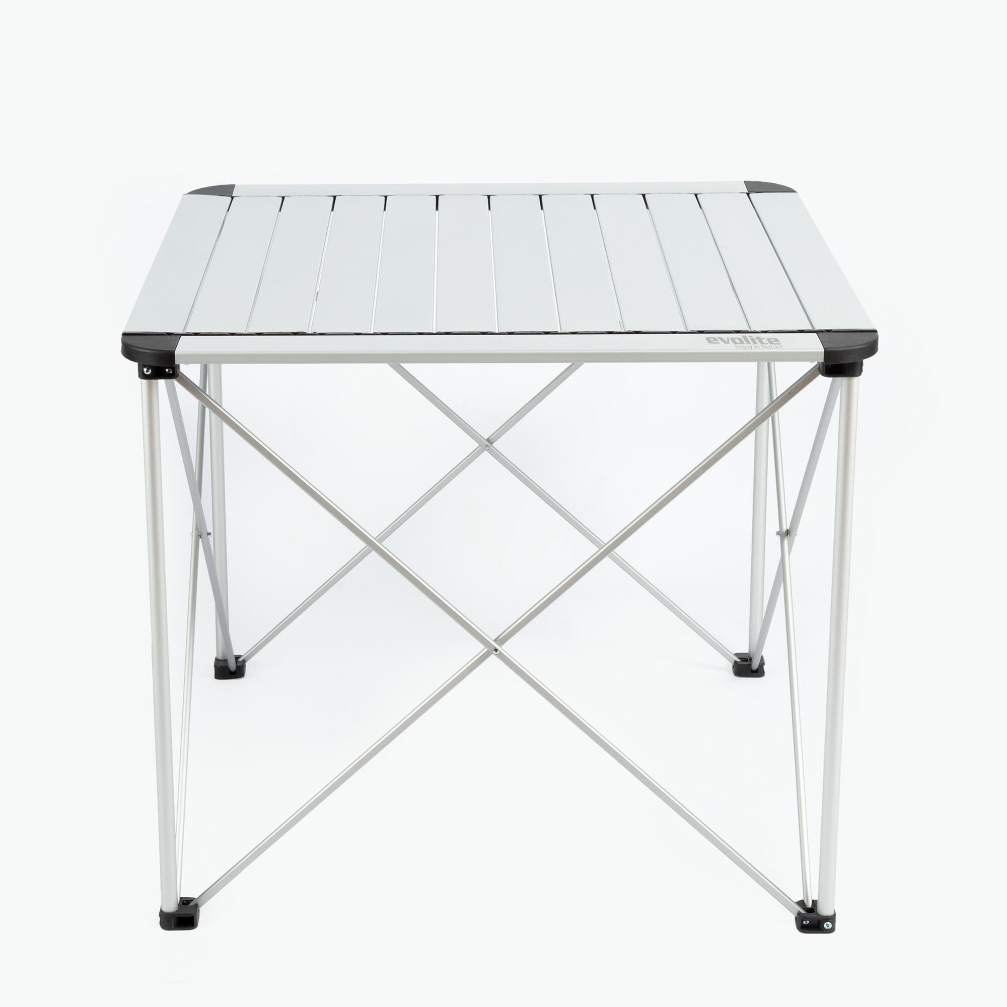 میز پیکنیک و کمپینگ تاشو قابل حمل Evolite - ۴ نفره - خاکستری Evolite 4 Kişilik Portatif Katlanır Piknik Kamp Masası - Gri
