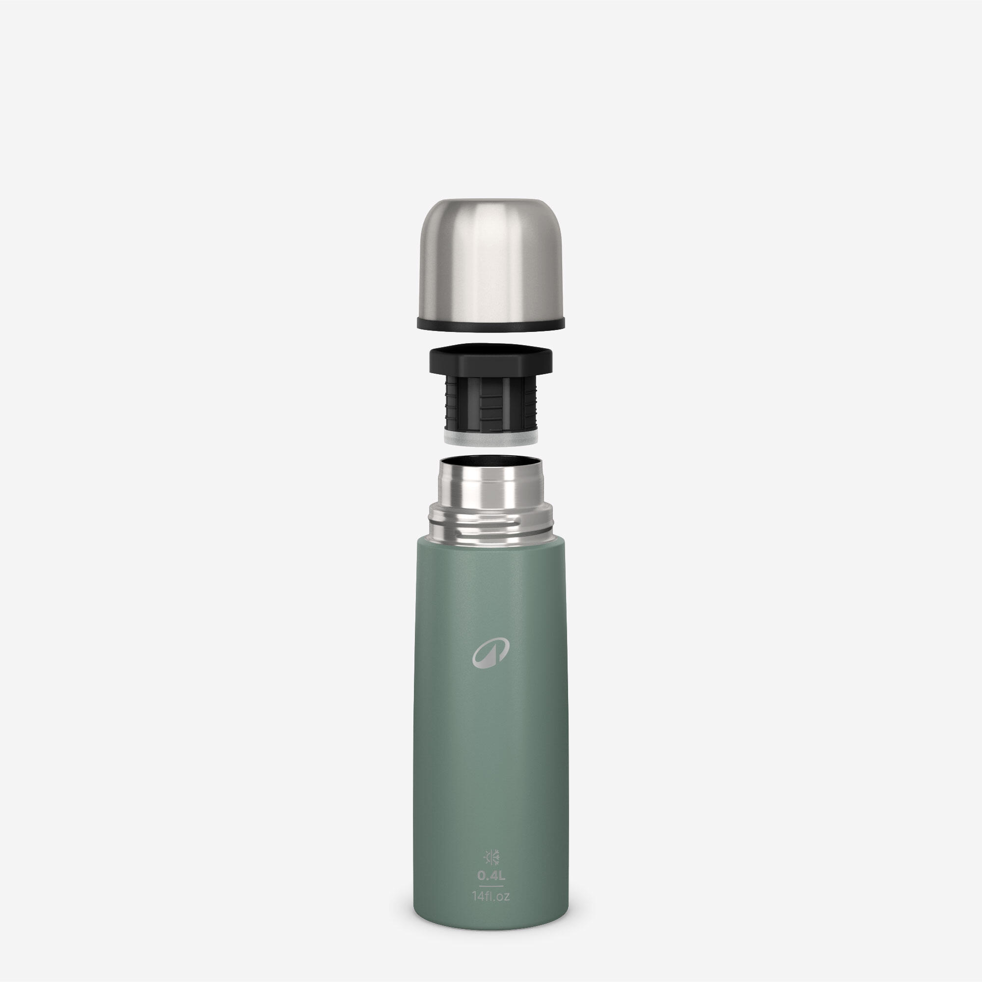 Outdoor Paslanmaz Çelik Termos - 0,4 L - Yeşil