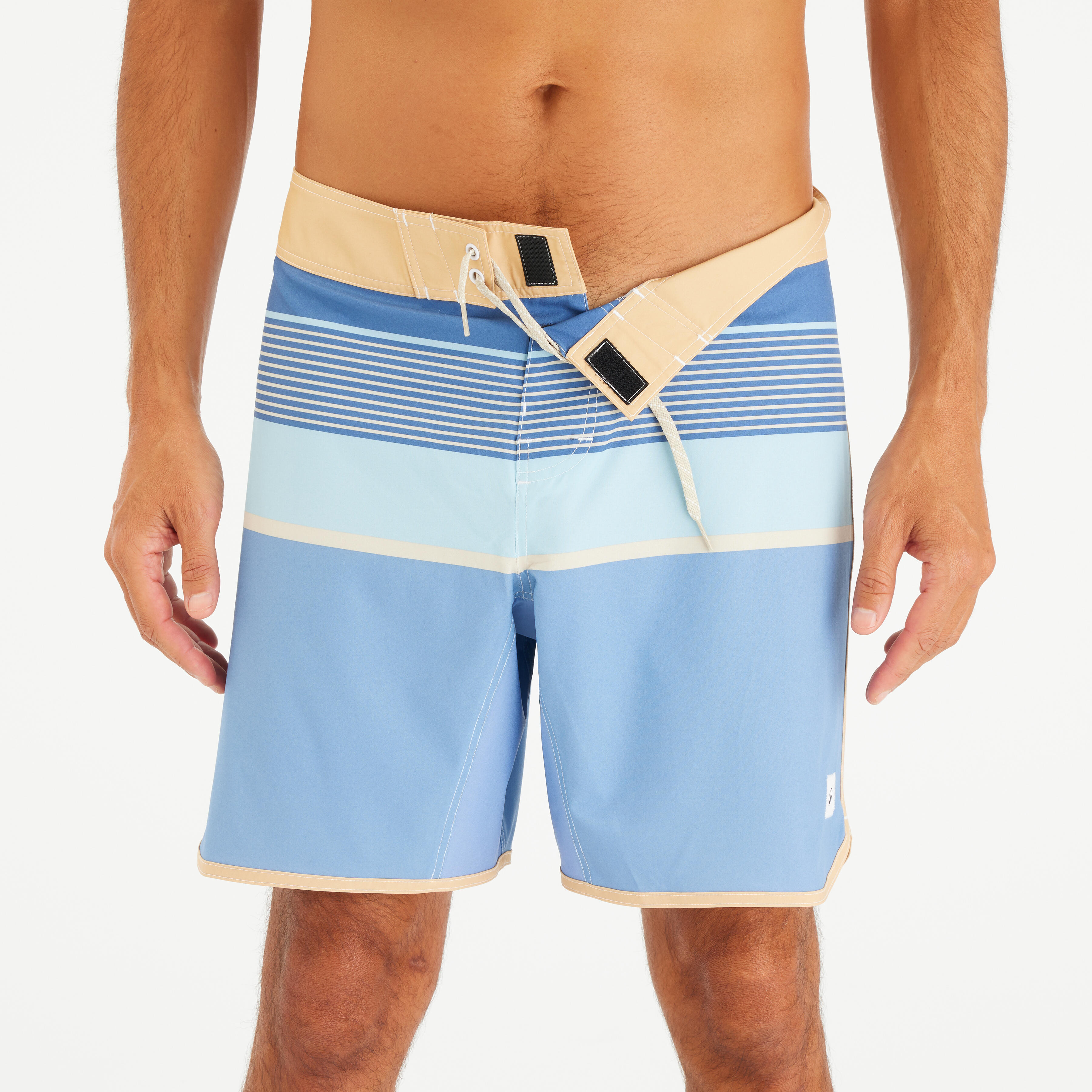 Erkek Orta 18" Deniz Şortu/Boardshort - Lacivert - 500
