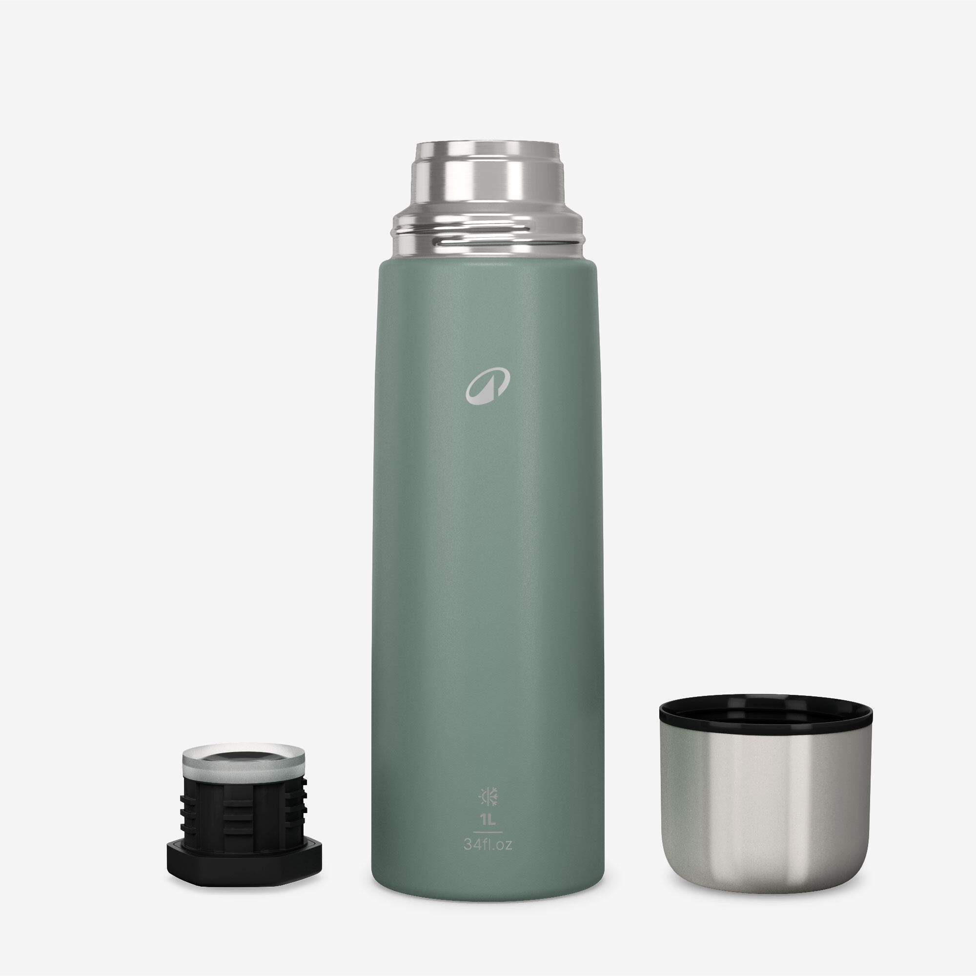 Outdoor Paslanmaz Çelik Termos - 1 L - Yeşil