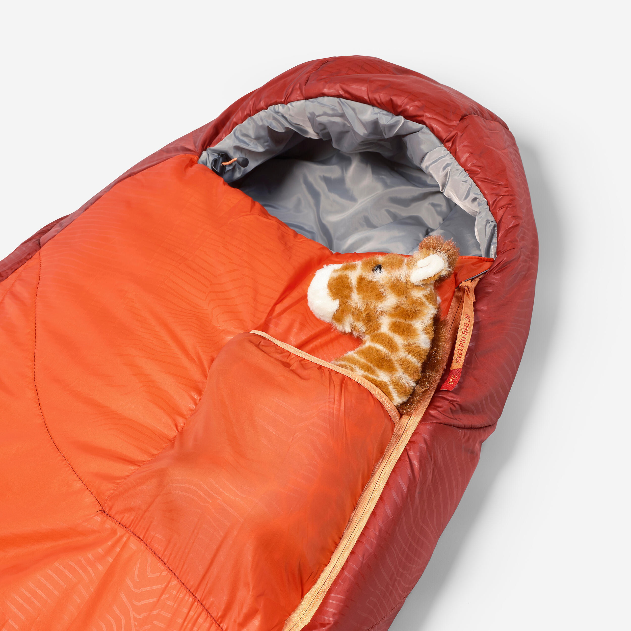 کیسه خواب کودکان (اوتدور) - رنگ نارنجی - دمای راحتی ۰ درجه سانتیگراد Çocuk Outdoor Uyku Tulumu - Turuncu - 0 °C Konfor